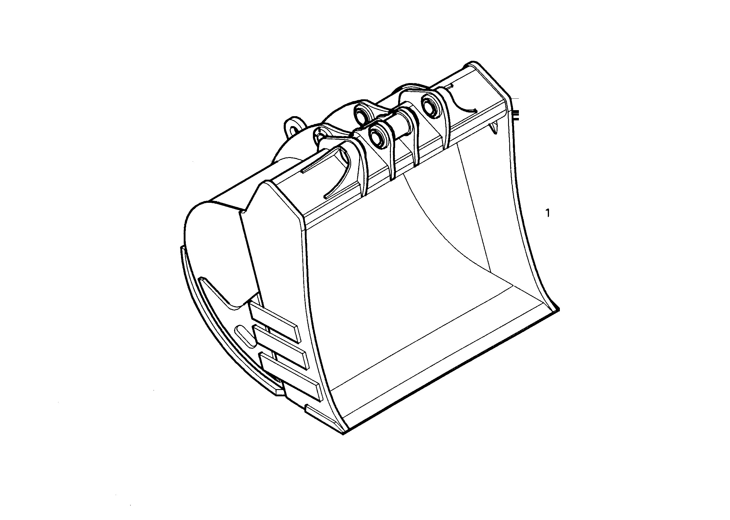 ЛОПАТА ОБРАТНАЯ HD 9759746 LIEBHERR