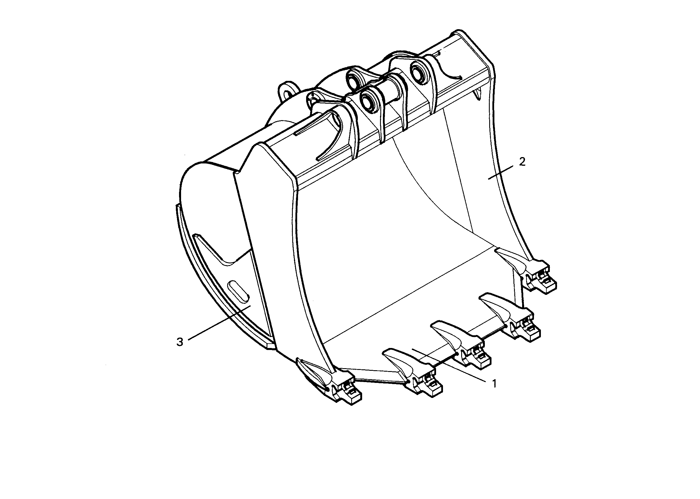 ЛОПАТА ОБРАТНАЯ 9765617 LIEBHERR