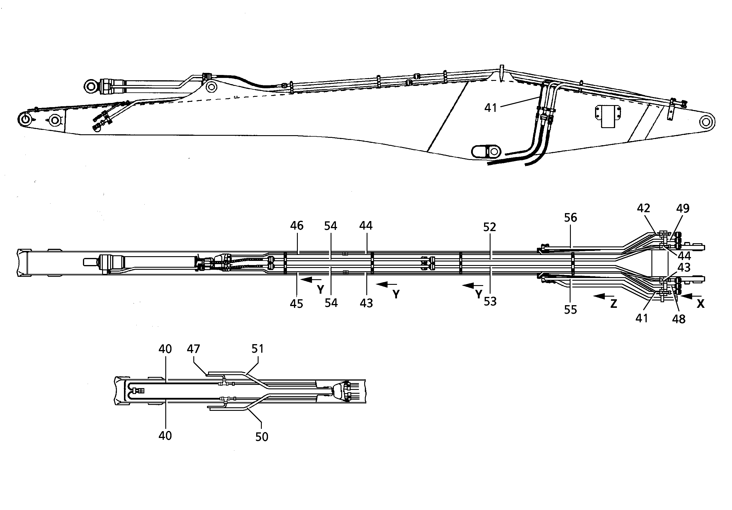 ТРУБА НАПОРНАЯ В СБОРЕ 9386636 LIEBHERR