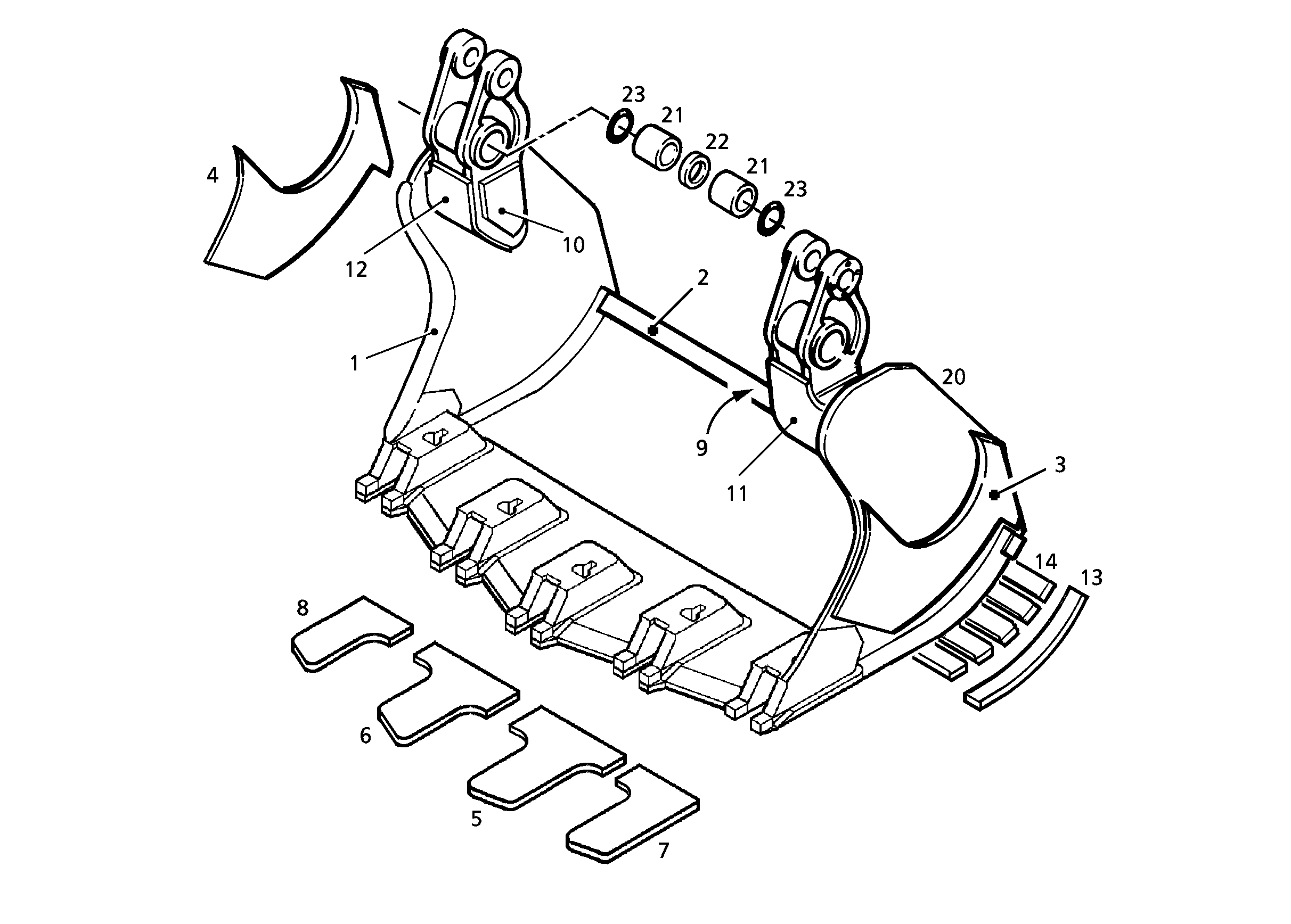ПЛАСТИНА 9326327 LIEBHERR