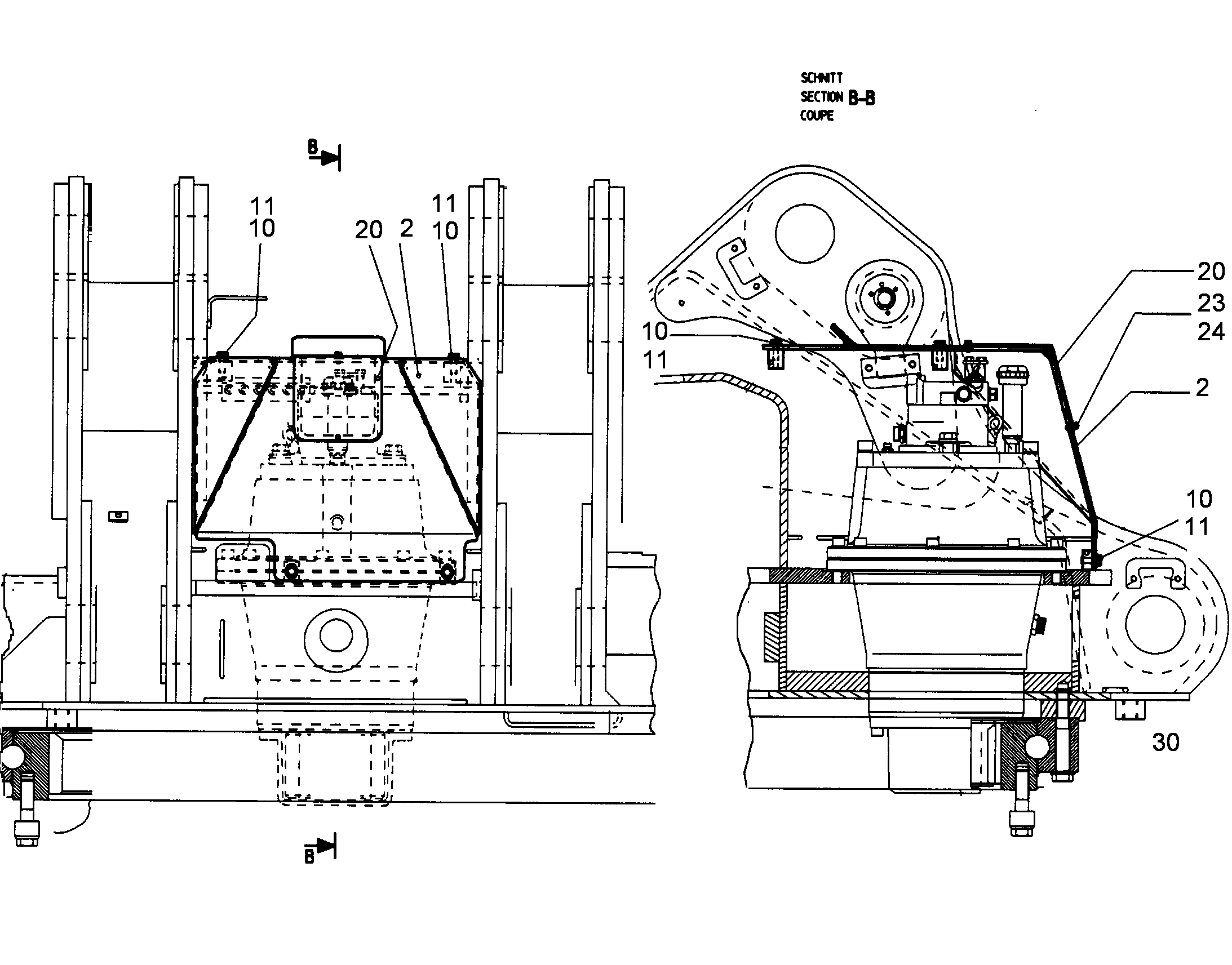 ПЕРЕОБОРУД. ПОВОР. ПЛАТФОРМЫ 10049440 LIEBHERR