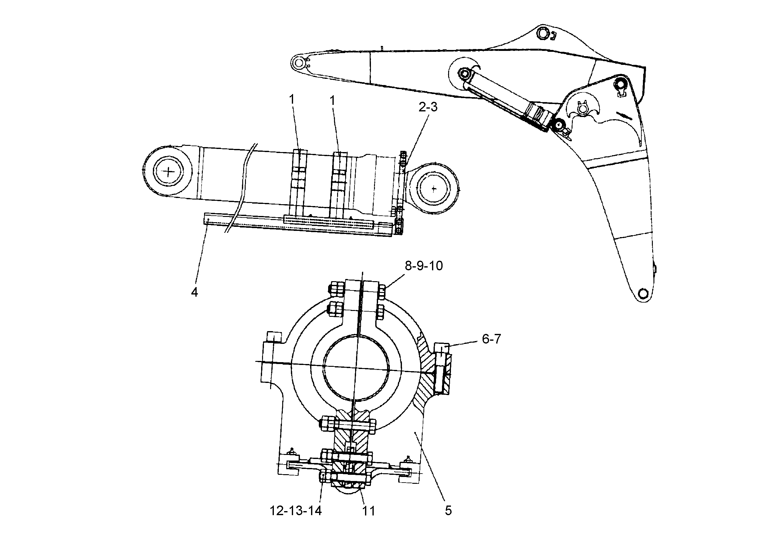 ПОЛУХОМУТИК d=94 9386019 LIEBHERR