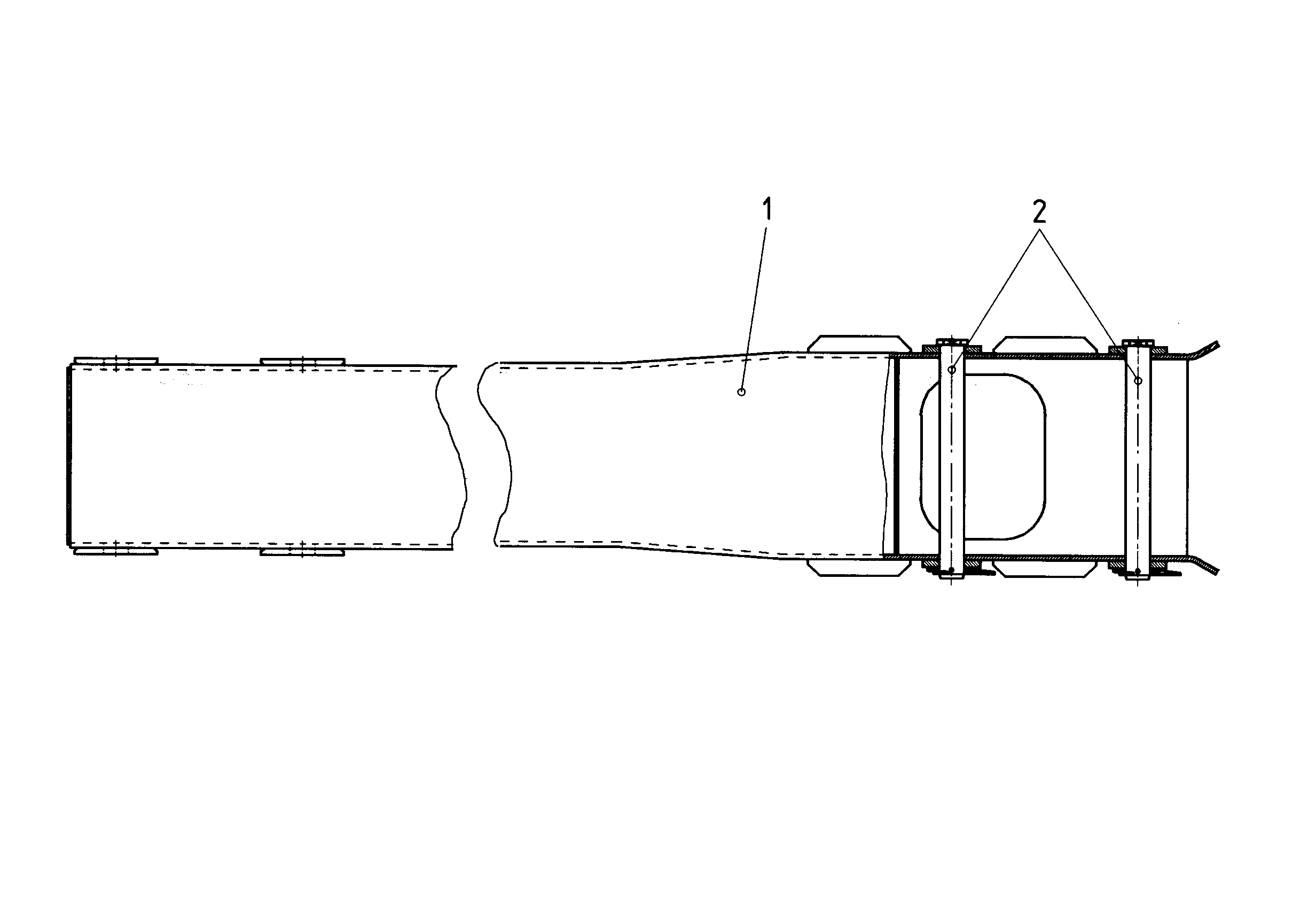 УДЛИНЕНИЕ 2500MM 9755684 LIEBHERR