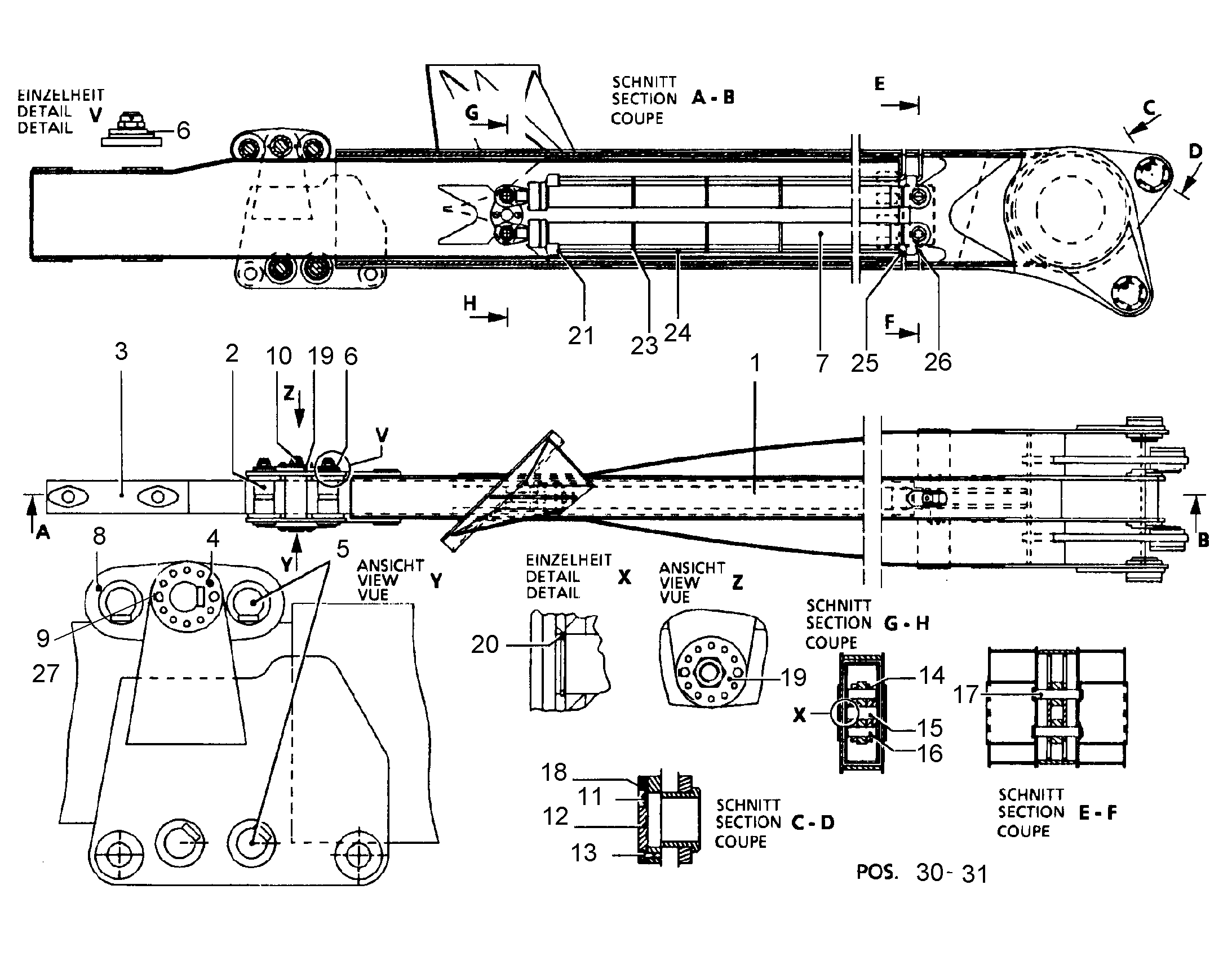 РОЛИК ОПОРНЫЙ 9755434 LIEBHERR