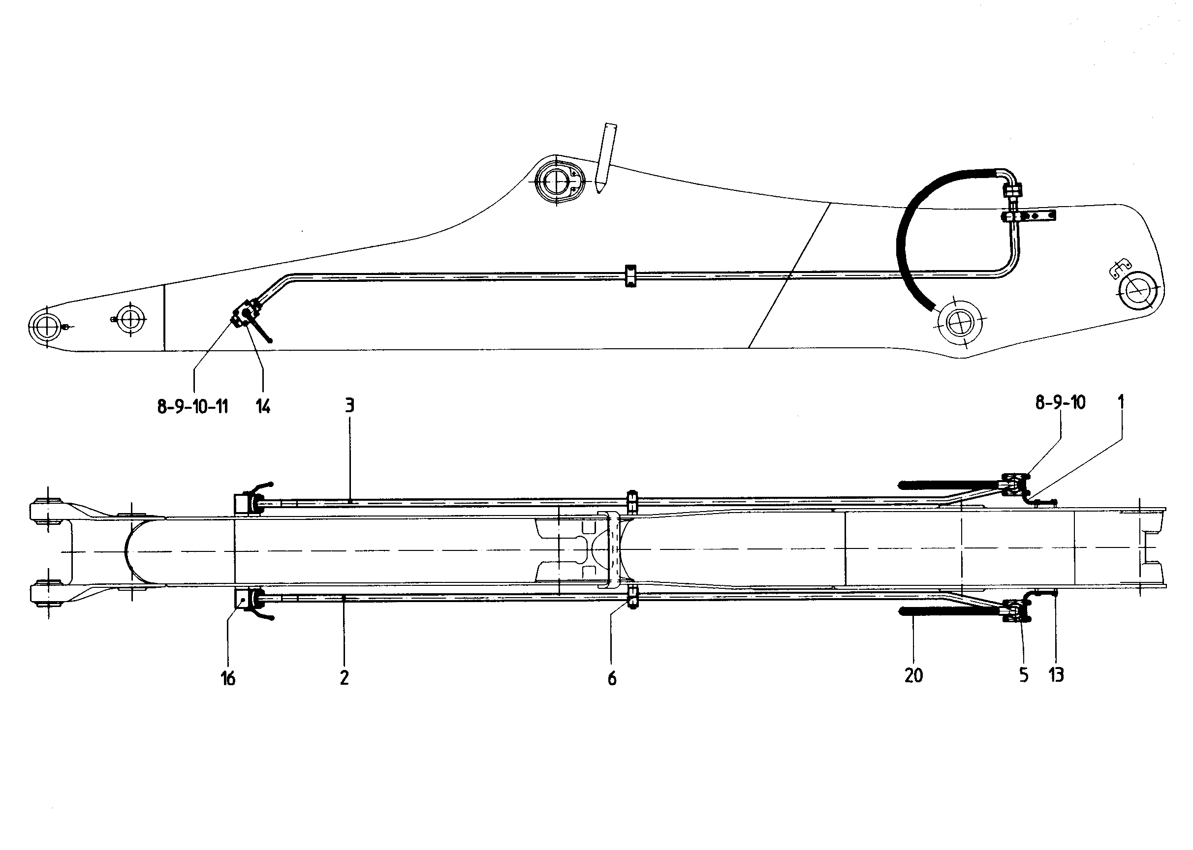 ТРУБА НАПОРНАЯ В СБОРЕ 9392776 LIEBHERR