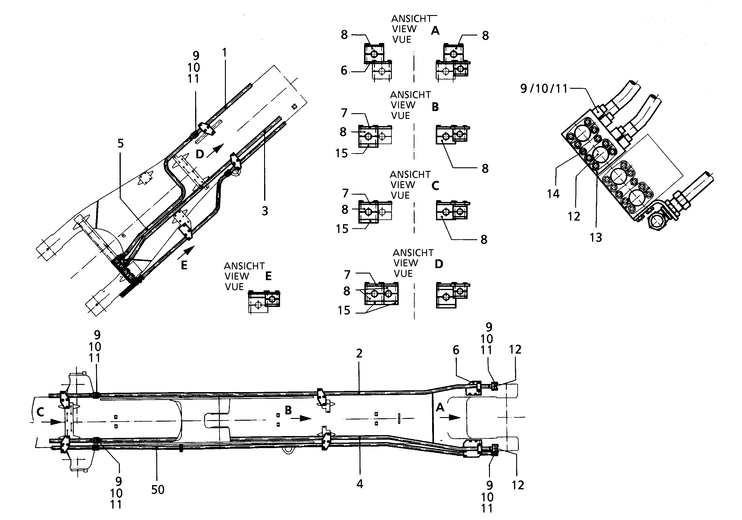 ЛИНИЯ ДОПОЛНИТЕЛЬНАЯ ОБР.ПРАВ. 9769416 LIEBHERR