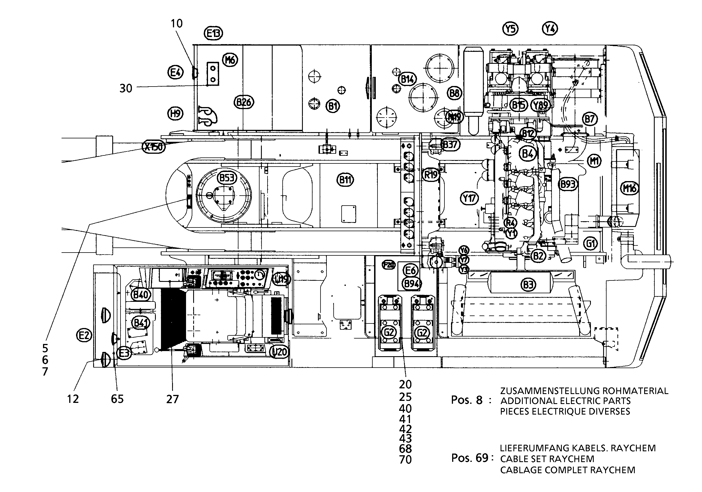 ПРОЖЕКТОР РАБОЧИЙ В СБОРЕ 9758731 LIEBHERR