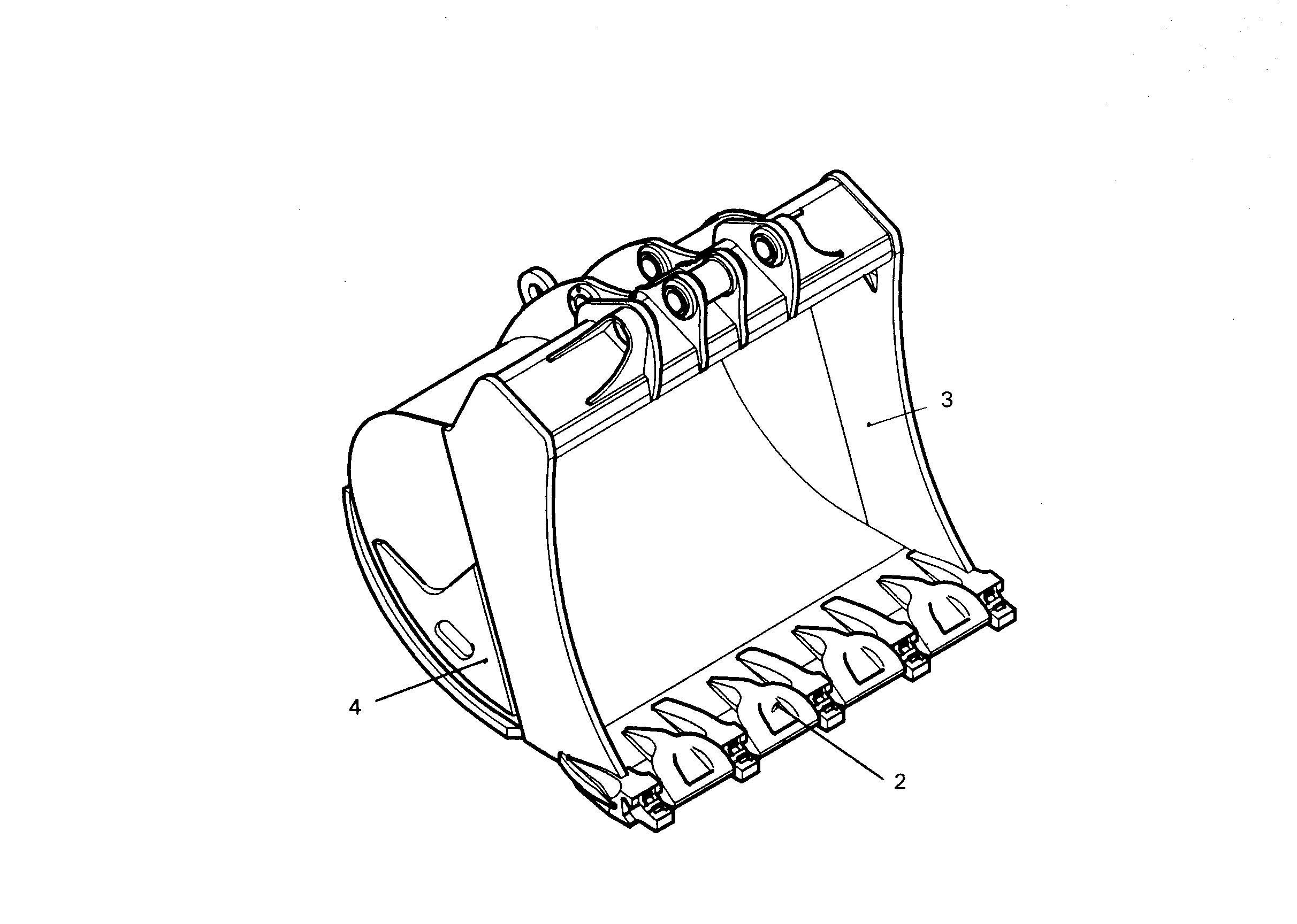 ЗАБРАЛО КОВША 9765595 LIEBHERR