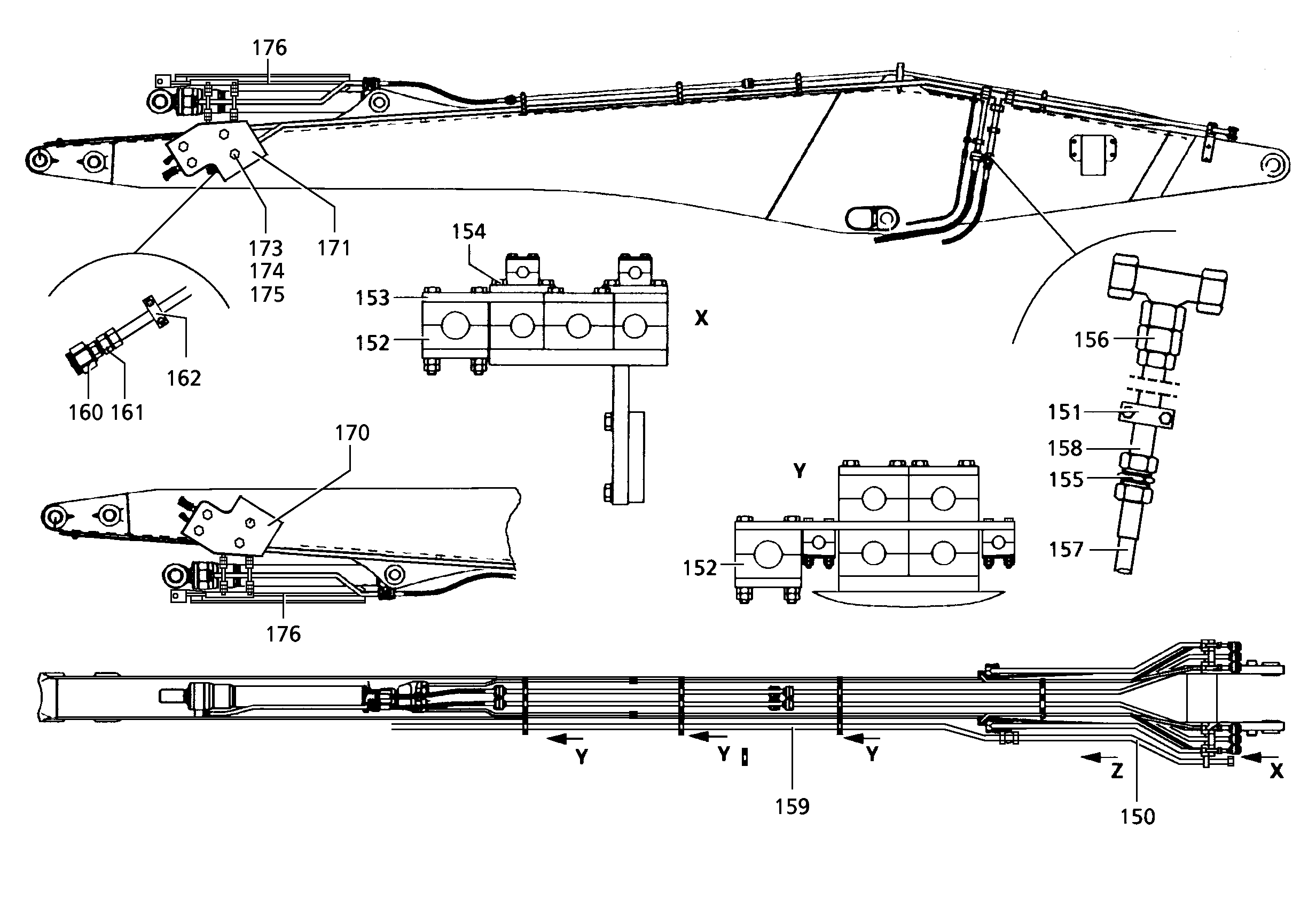 ТРУБА НАПОРНАЯ В СБОРЕ 9396278 LIEBHERR