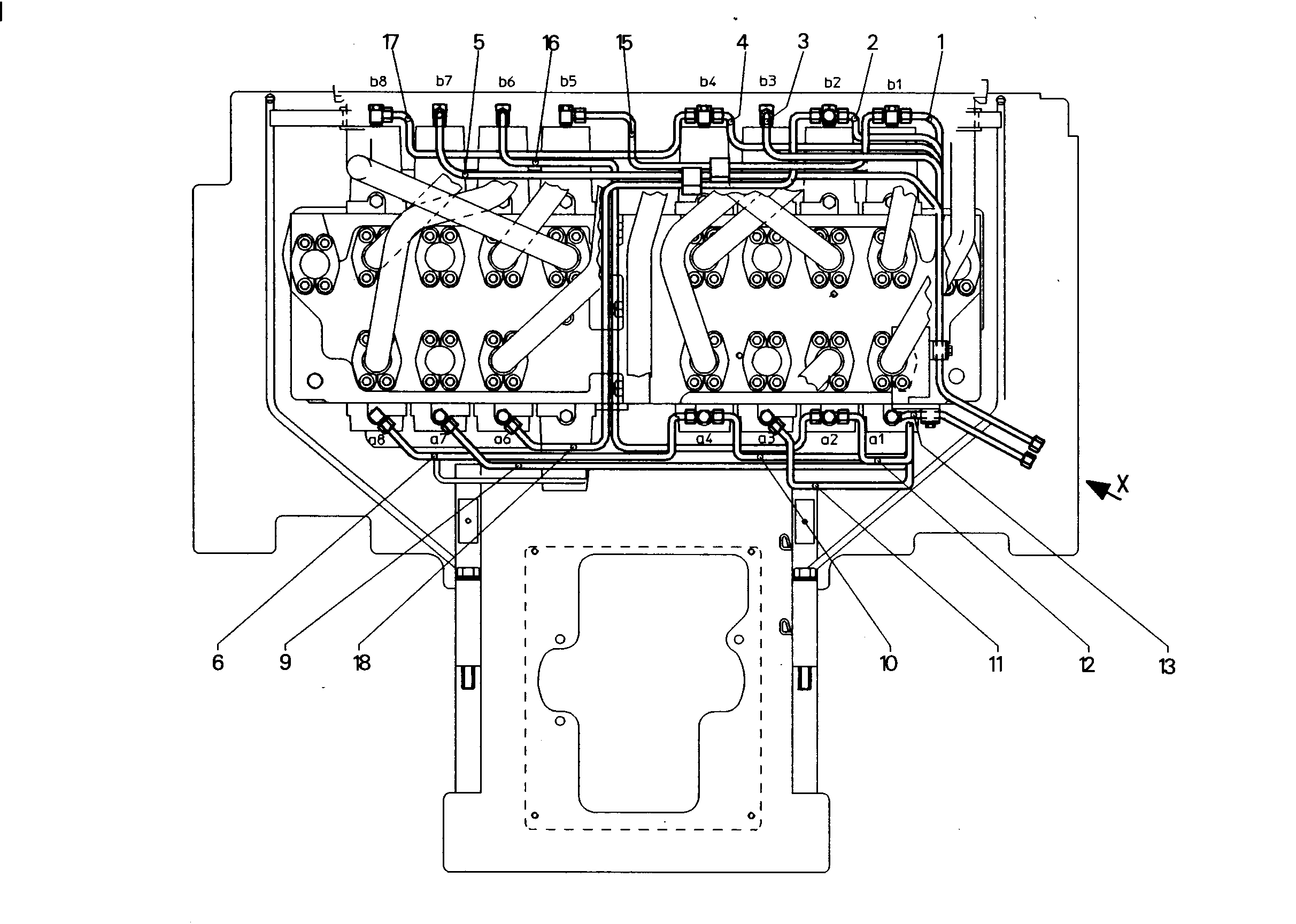 ЛИНИЯ УПРАВЛЯЮЩАЯ, КОМПЛЕКТ 9391675 LIEBHERR