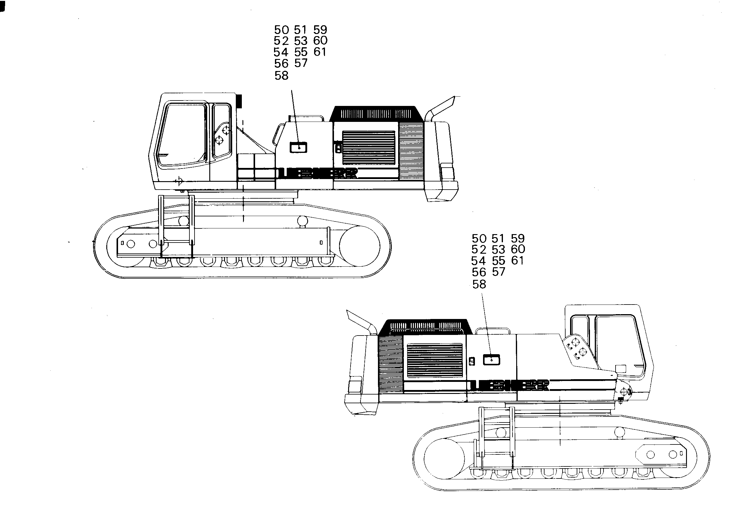 ТАБЛИЧКИ ФРАНЦУЗСКИЙ 9758029 LIEBHERR
