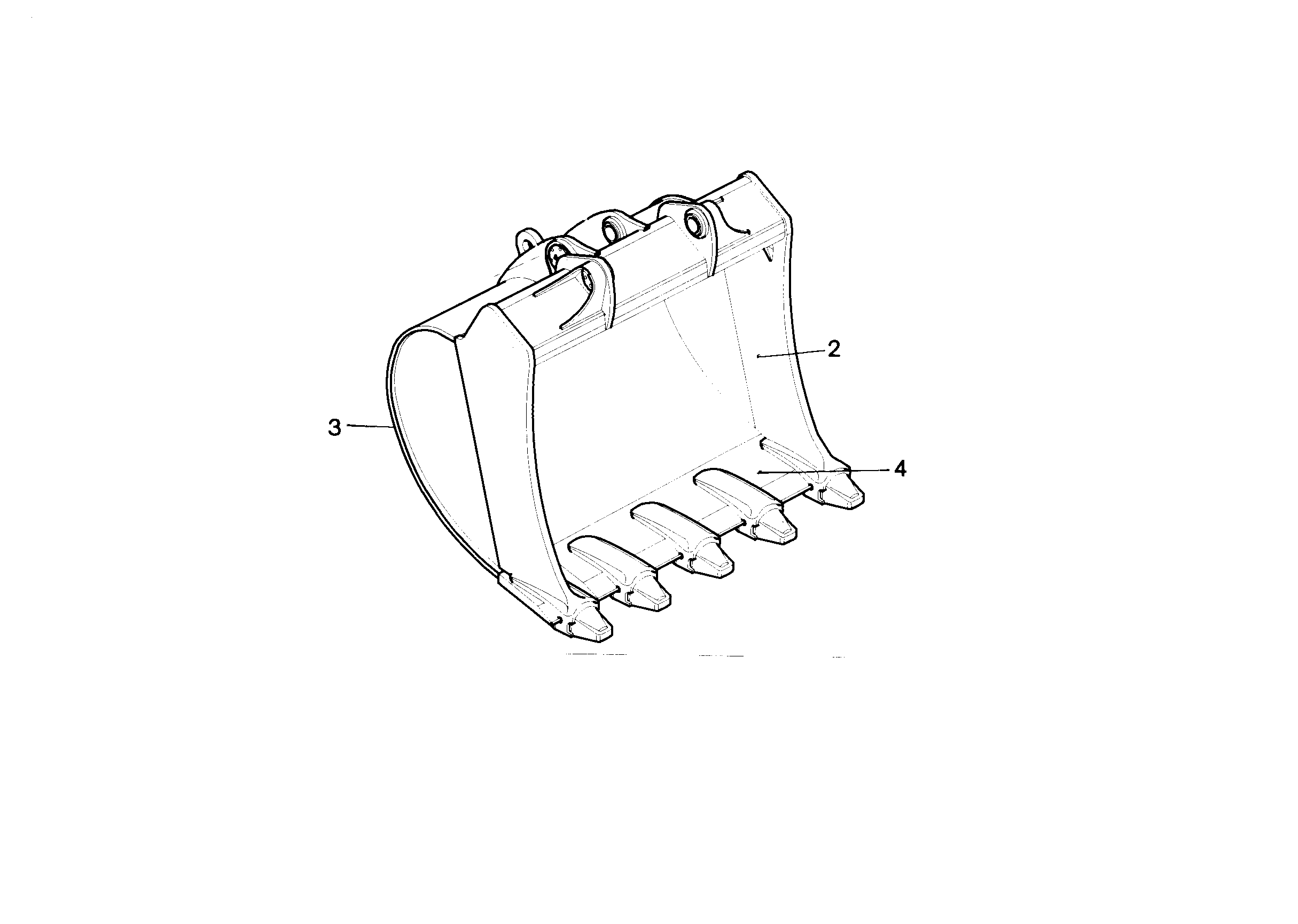 ЛОПАТА ОБРАТНАЯ 9767764 LIEBHERR