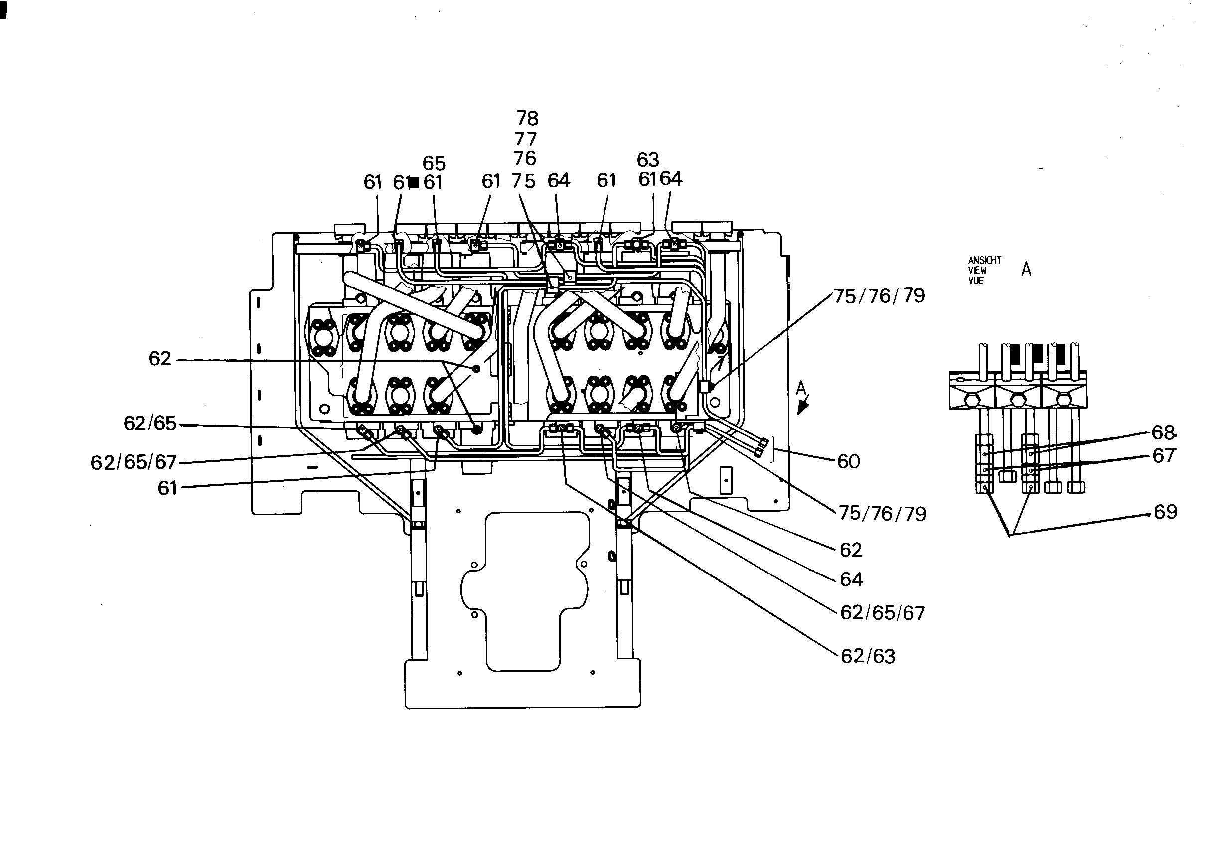 ЛИНИЯ УПРАВЛЯЮЩАЯ КОМПЛЕКТ 9387367 LIEBHERR