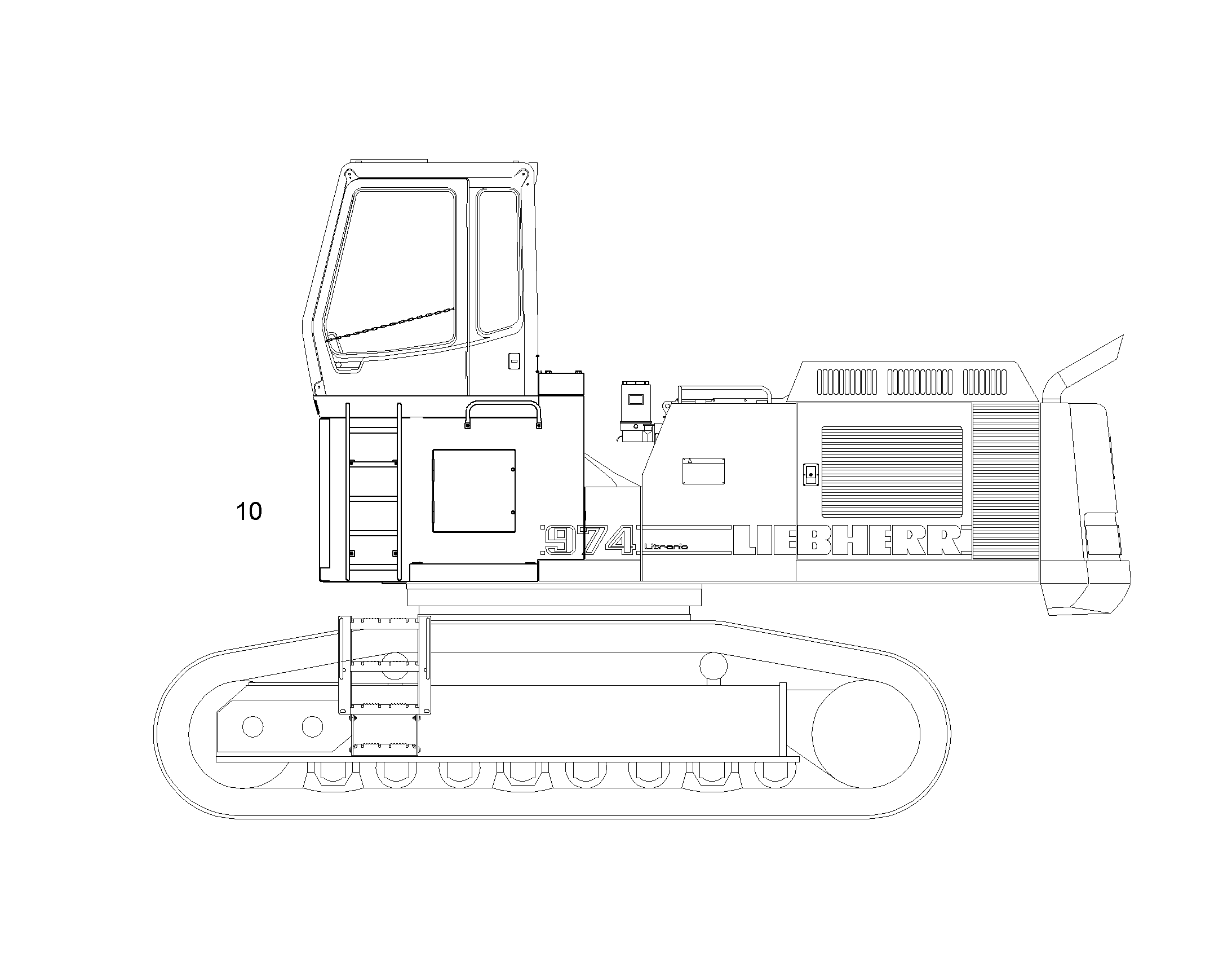 ВОЗВЫШЕНИЕ КАБИНЫ 1200MM 9683712 LIEBHERR