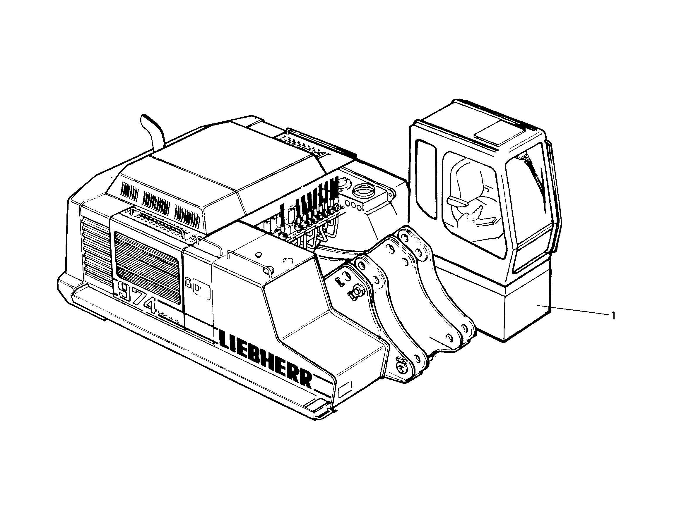 ВОЗВЫШЕНИЕ КАБИНЫ 1500MM 9683835 LIEBHERR