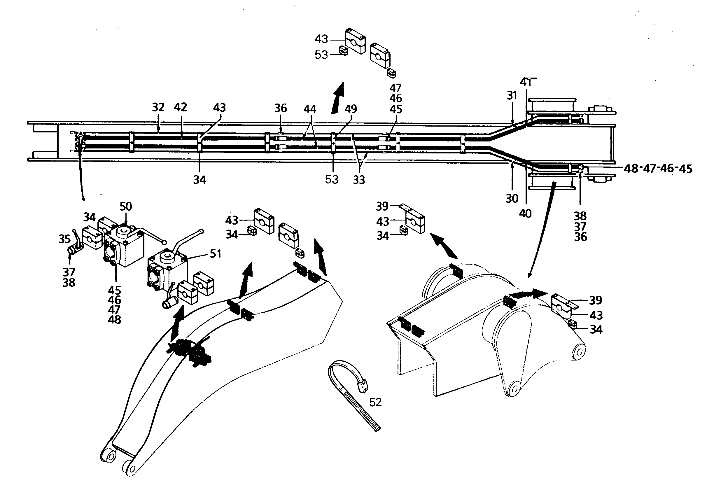 ШЛАНГ 13X2450 7008744 LIEBHERR