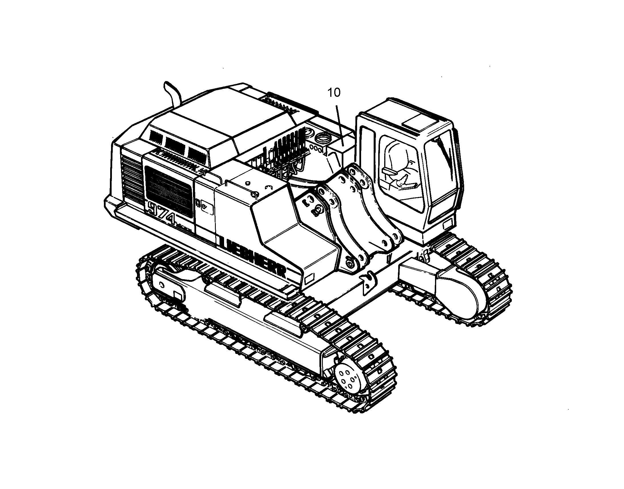 ПОКРЫТИЕ БАЧКА ДЛЯ СМАЗКИ 9685708 LIEBHERR