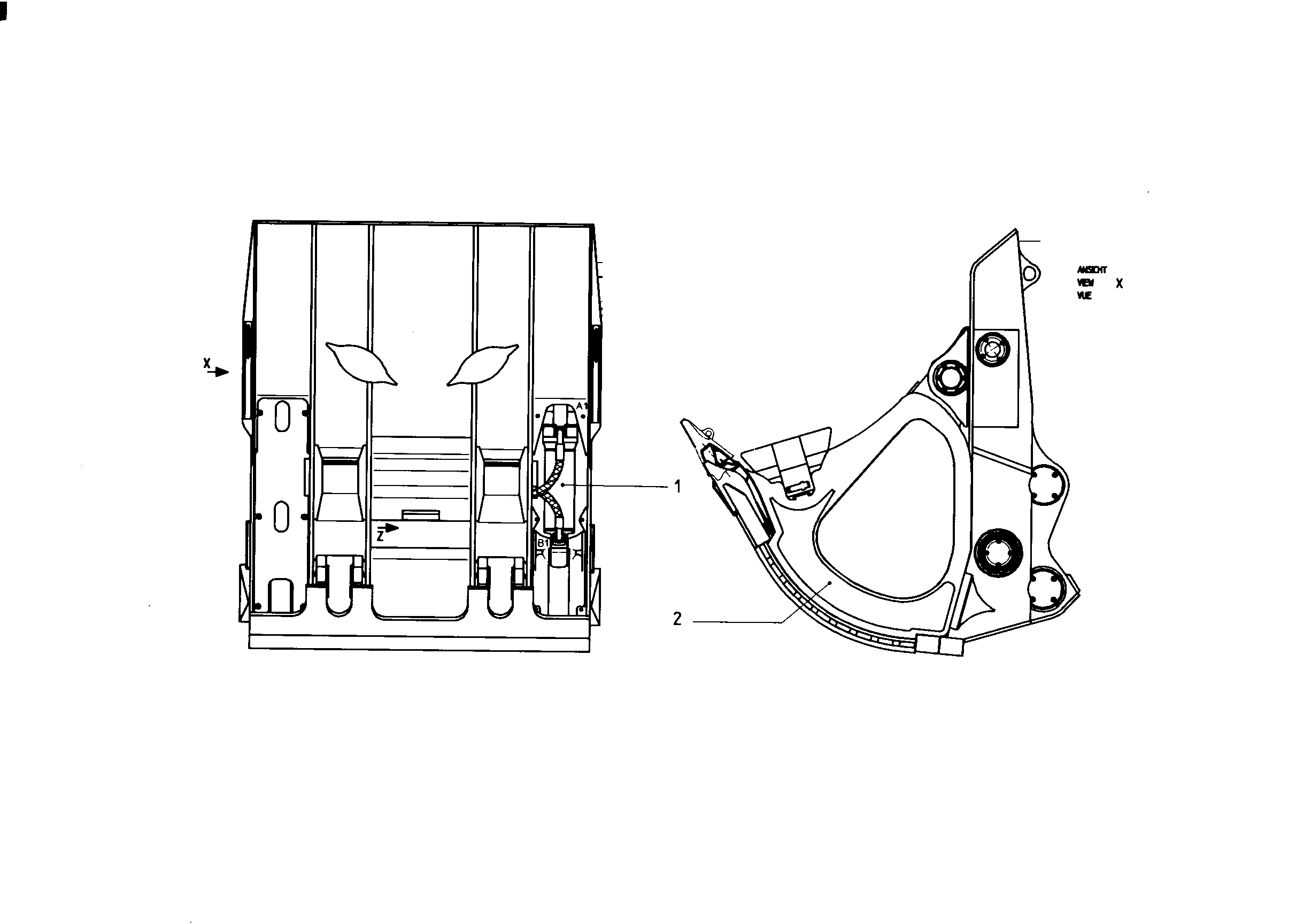 КОМПЛЕКТ ЧАСТЕЙ - ДЛЯ МОНТАЖА 9685981 LIEBHERR