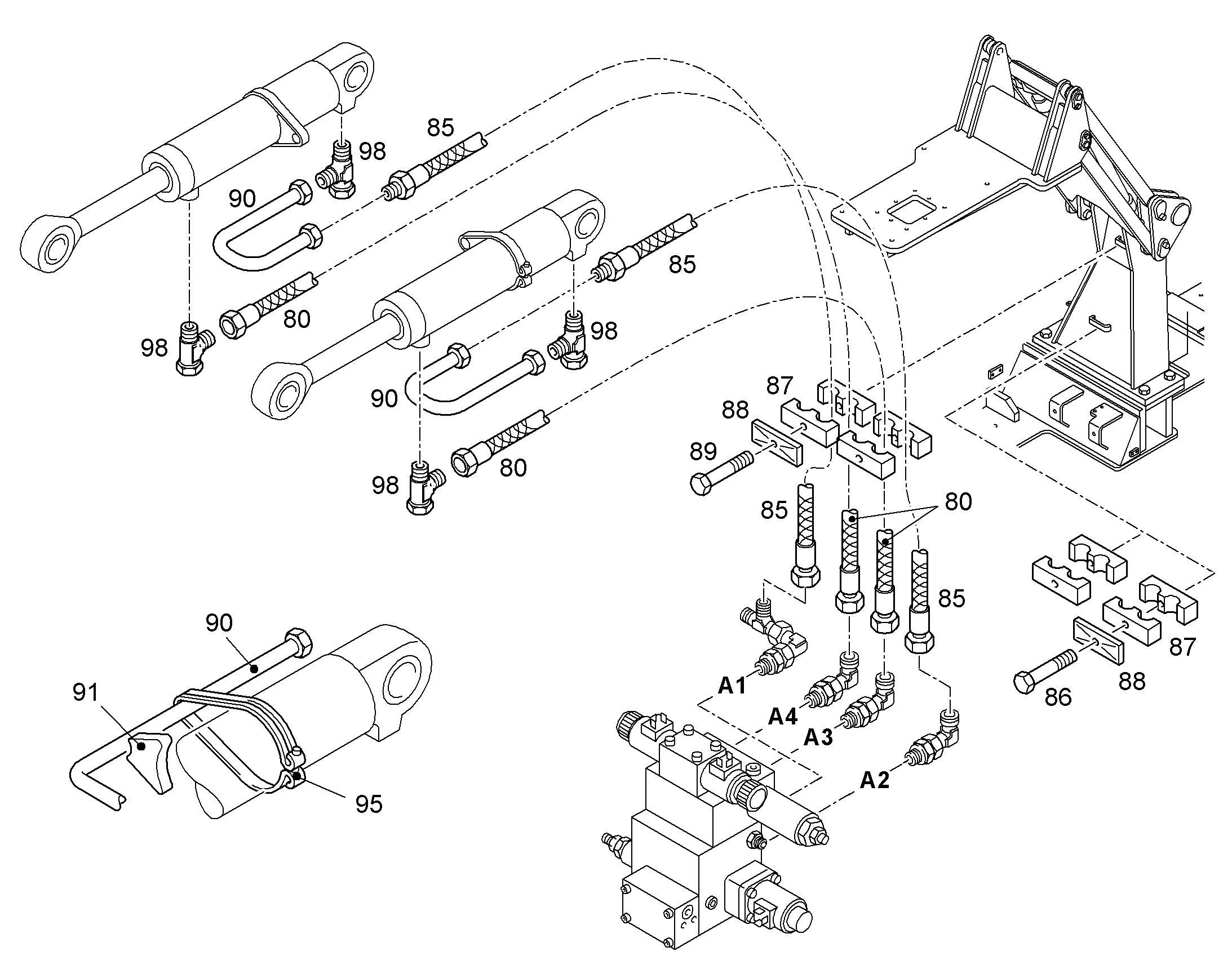 ШЛАНГ 10X2360 10000427 LIEBHERR
