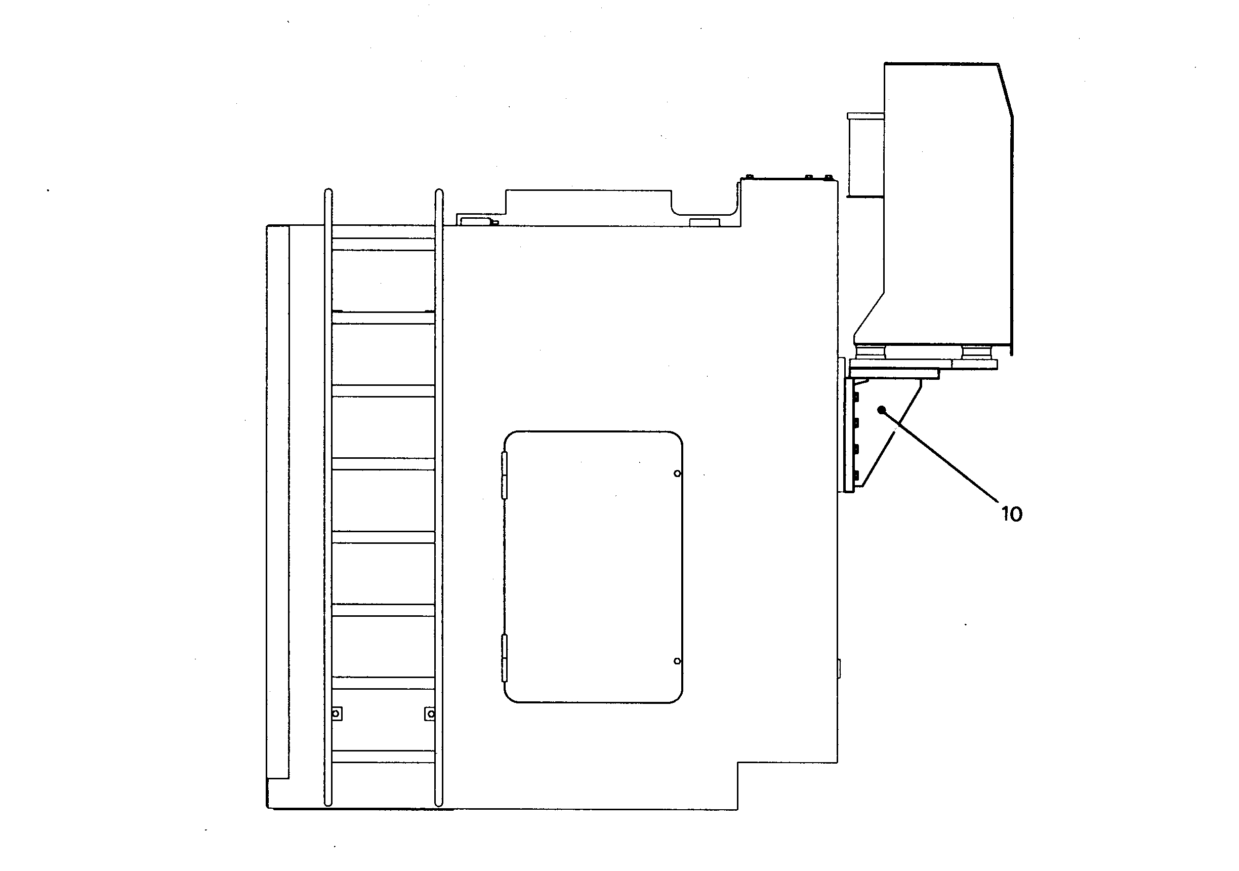 КРЕПЛЕНИЕ МАГНИТНОГО ШКАФЧИКА 9686473 LIEBHERR