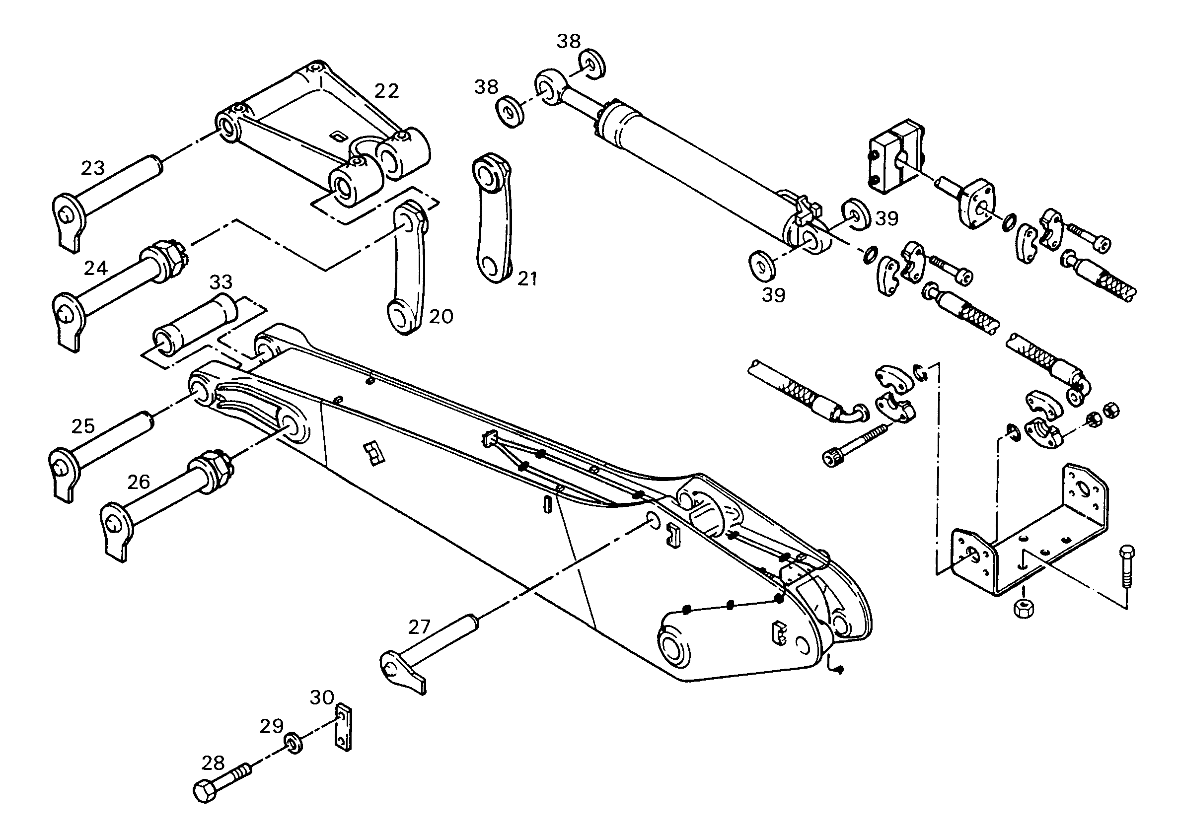 СЕРЬГА СОЕДИНИТЕЛЬНАЯ 9892026 LIEBHERR