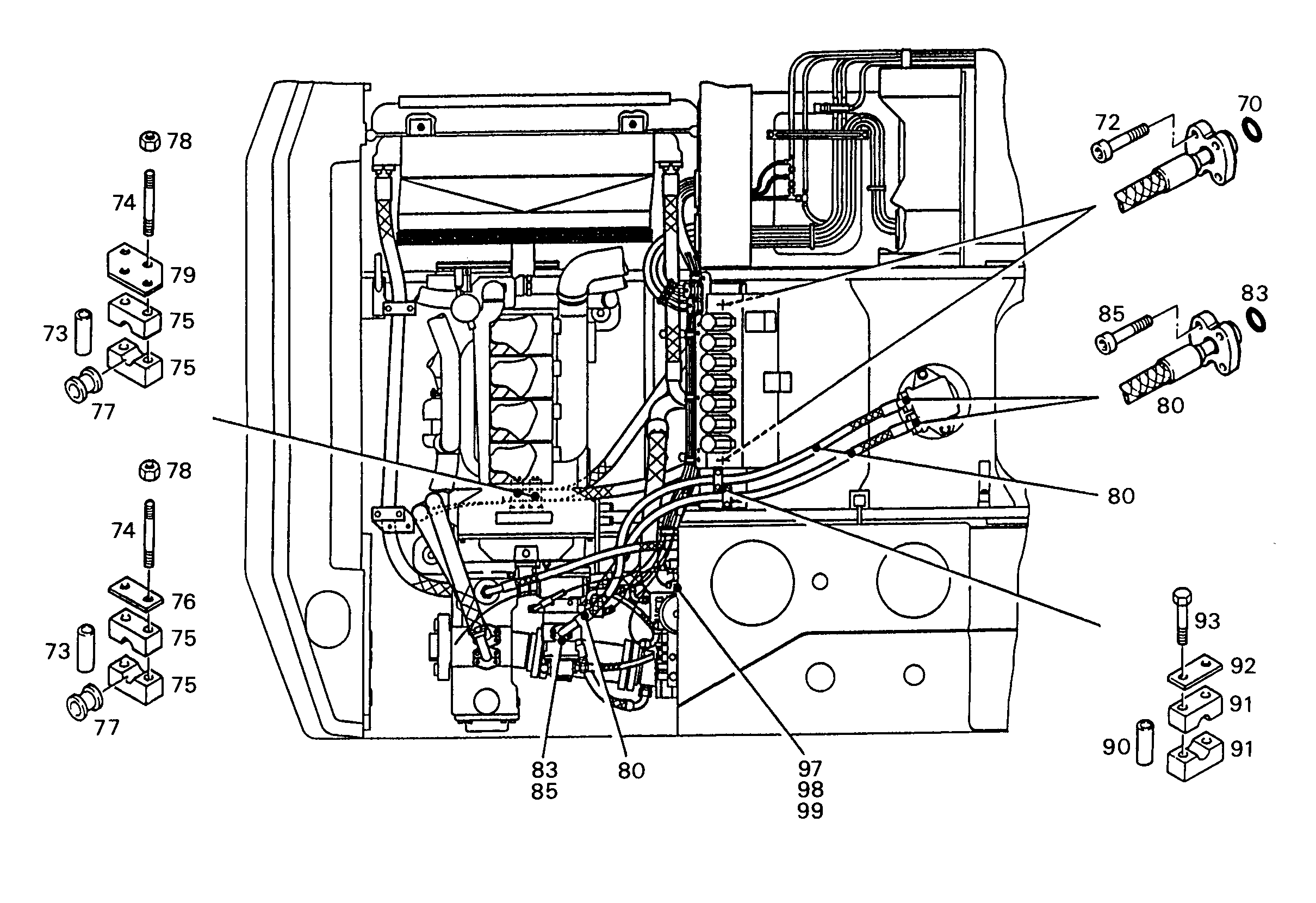 ШЛАНГ 20X1600 5614731 LIEBHERR