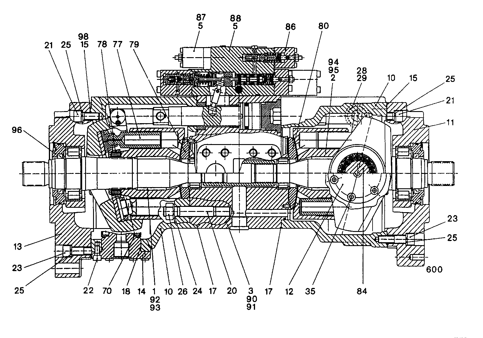 КОРПУС СОЕДИНИТЕЛЬНЫЙ NG 125 9881117 LIEBHERR