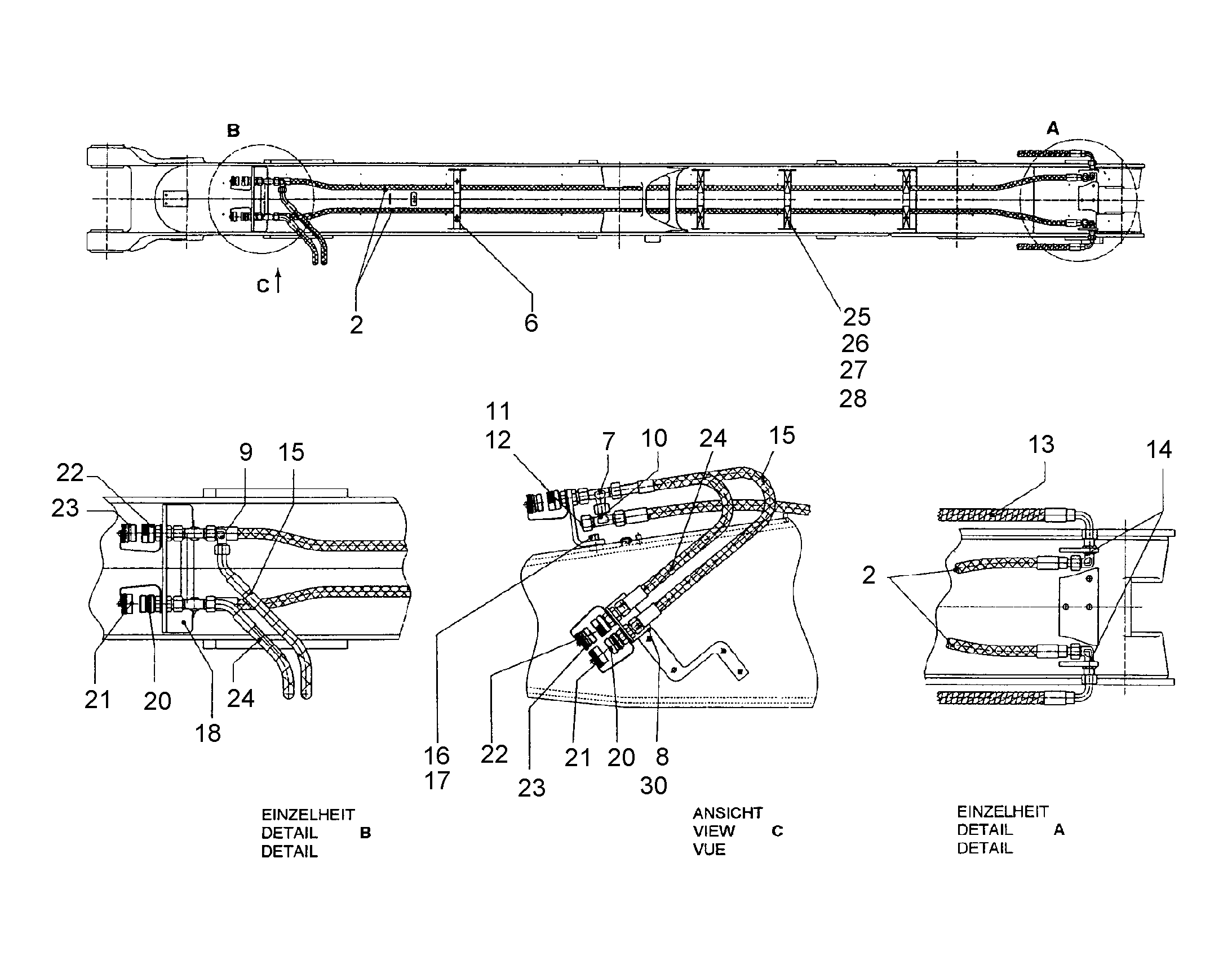 ШЛАНГ 12X3780 10000906 LIEBHERR