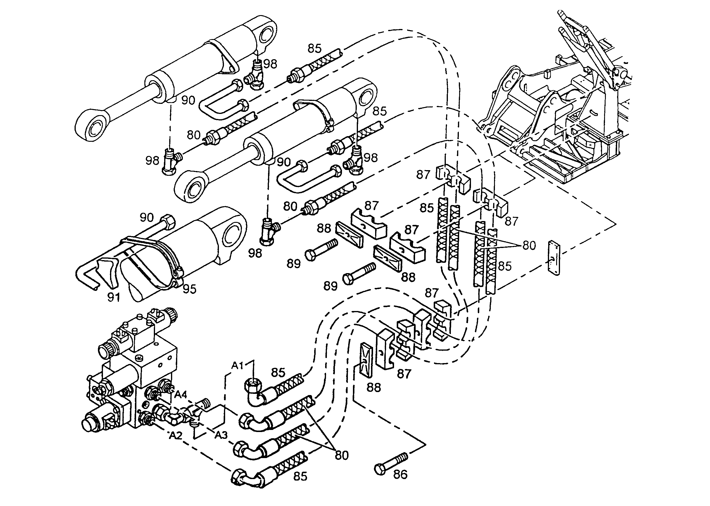 ШЛАНГ 10X2300 5616770 LIEBHERR