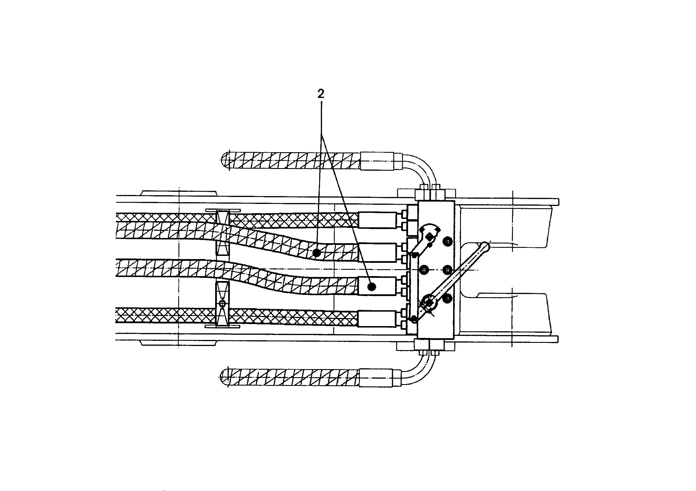 ПРОВОДКА ПРИВОД ГРЕЙФЕРА 9823159 LIEBHERR