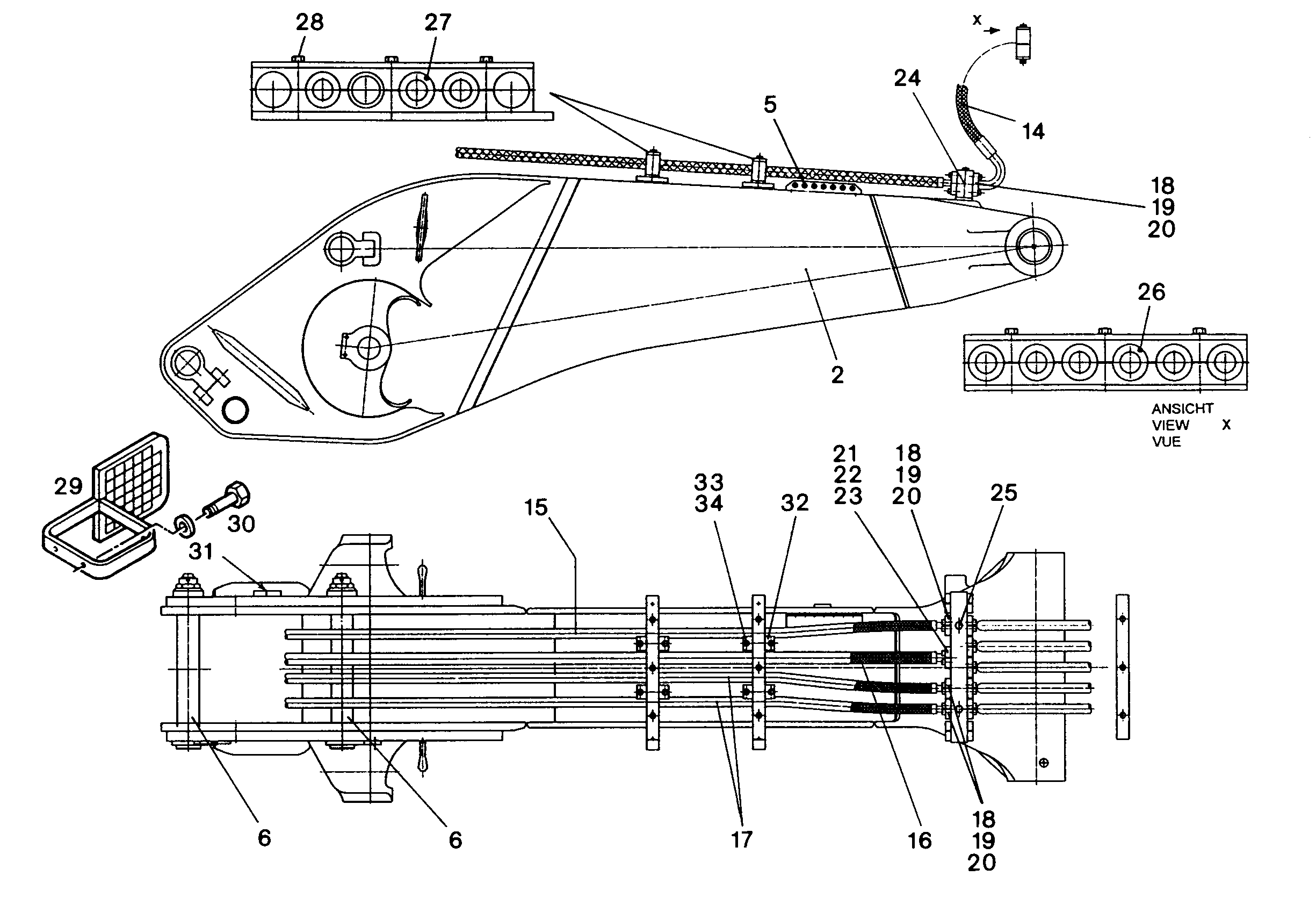 СМАЗОЧНЫЕ ЛИНИИ УСТАНОВКА 9894668 LIEBHERR