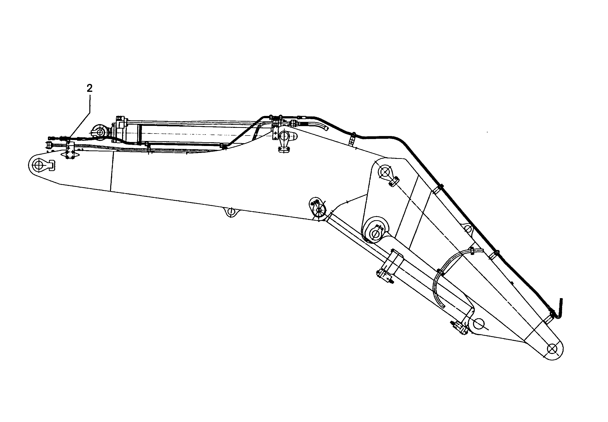 ПРОВОДКА ПРИВОД МЕХ. ПОВОРОТА 9897662 LIEBHERR