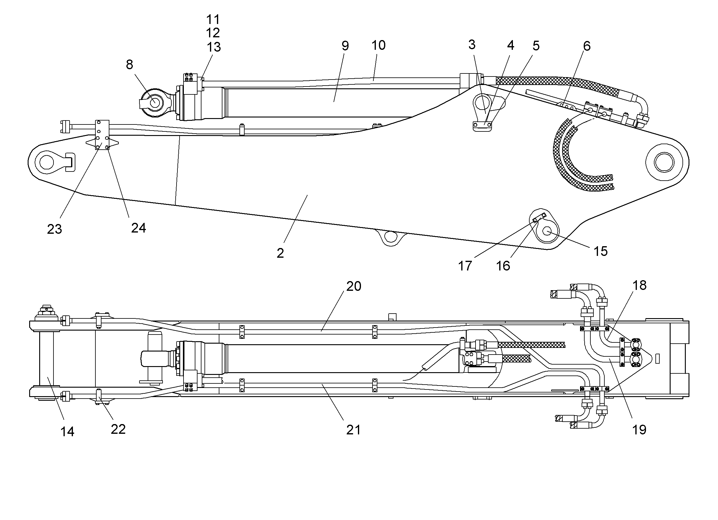ЗАЩ.ТРУБЫ ЦИЛ.РУК. 9837908 LIEBHERR