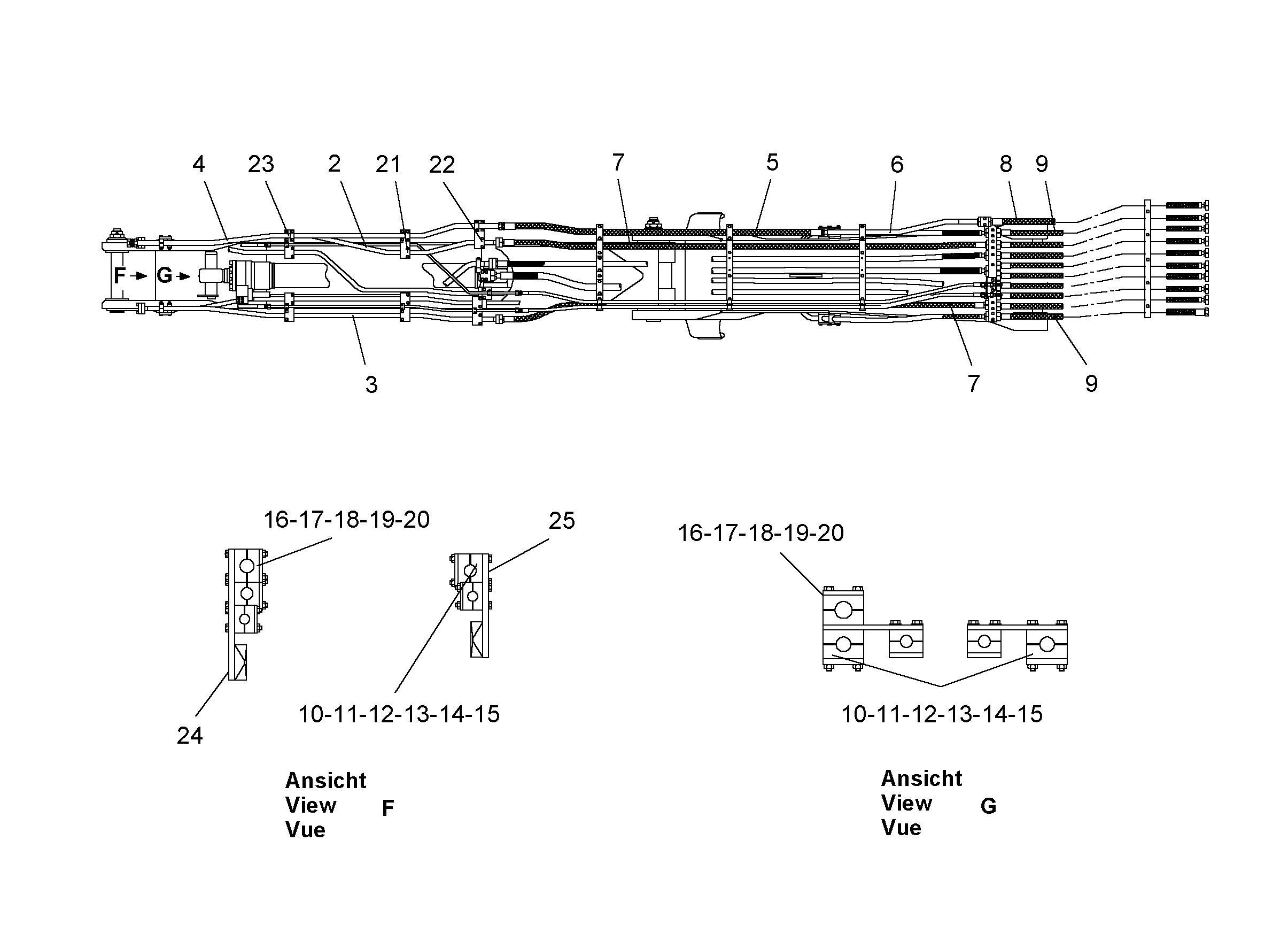 ШЛАНГ 32X2300 5615048 LIEBHERR