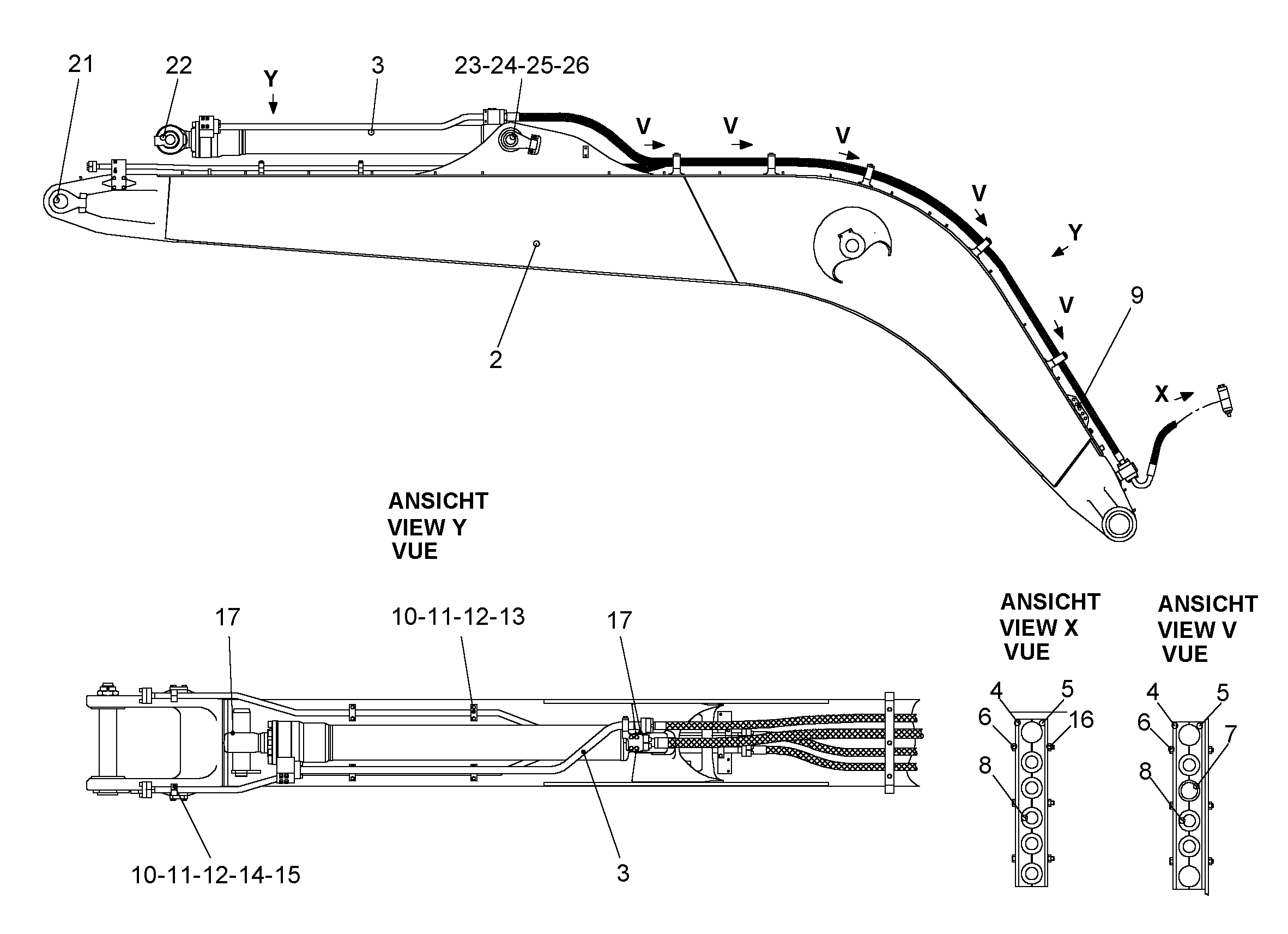 СМАЗОЧНЫЕ ЛИНИИ УСТАНОВКА 9820922 LIEBHERR