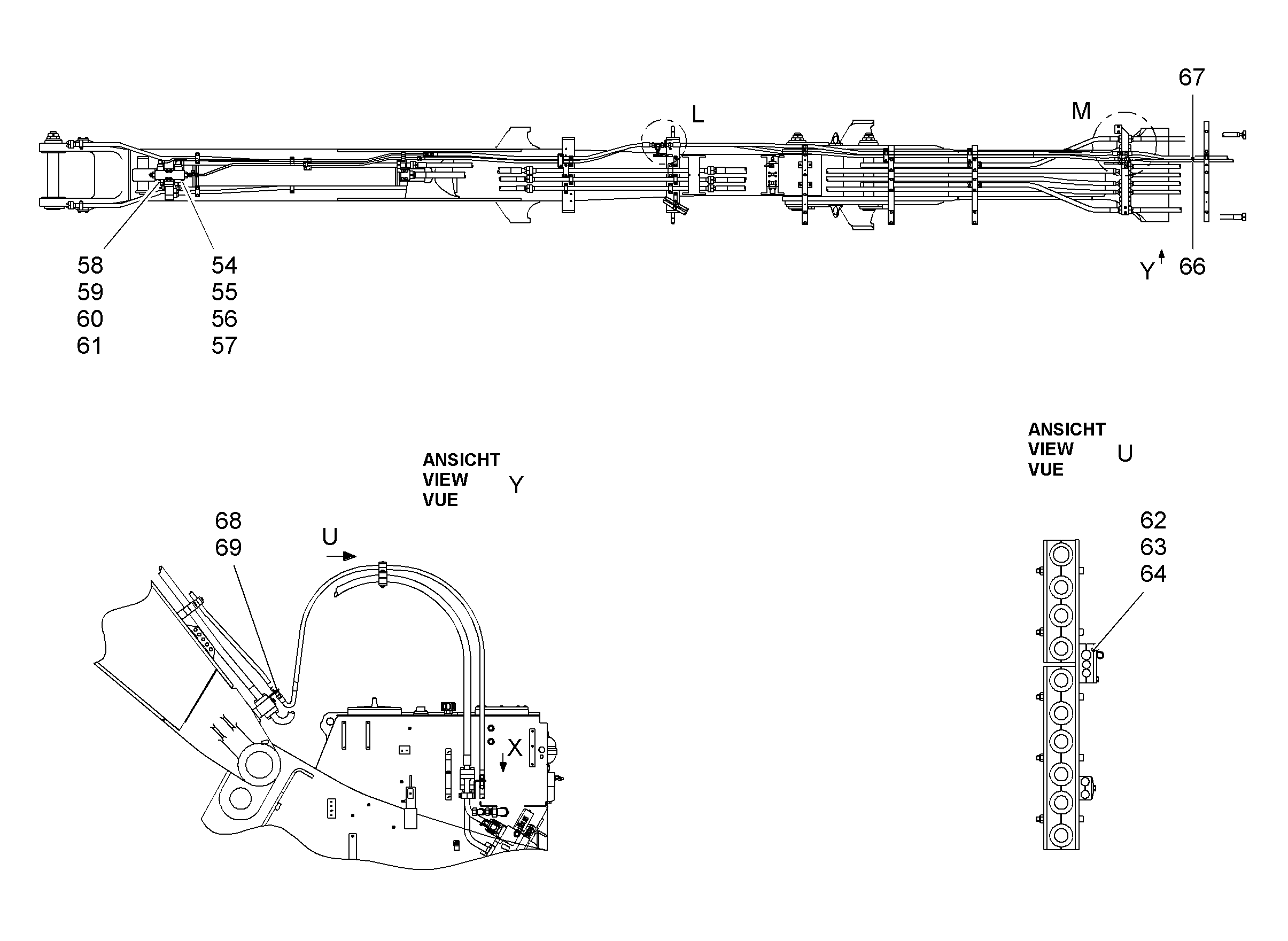 ШЛАНГ 12X2700 5614901 LIEBHERR