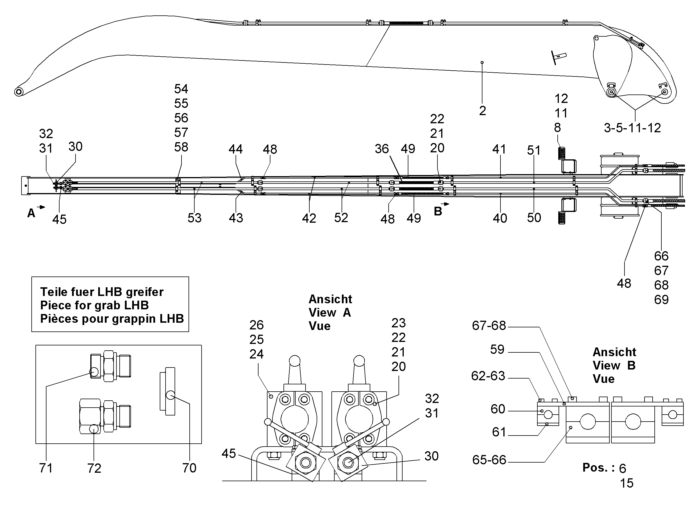 СМАЗОЧНЫЕ ЛИНИИ УСТАНОВКА 9809153 LIEBHERR