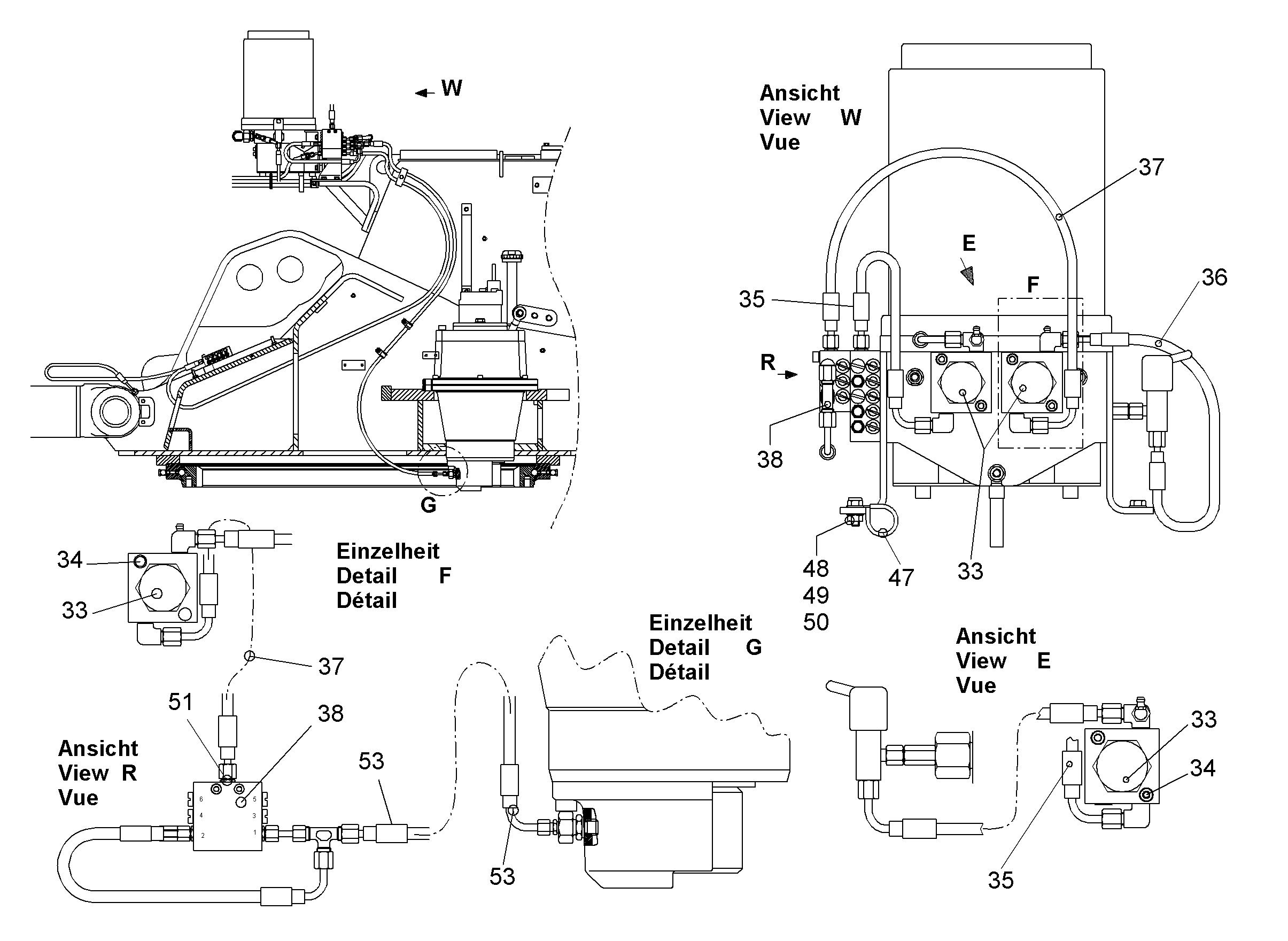 ШЛАНГ 5X500 5614599 LIEBHERR