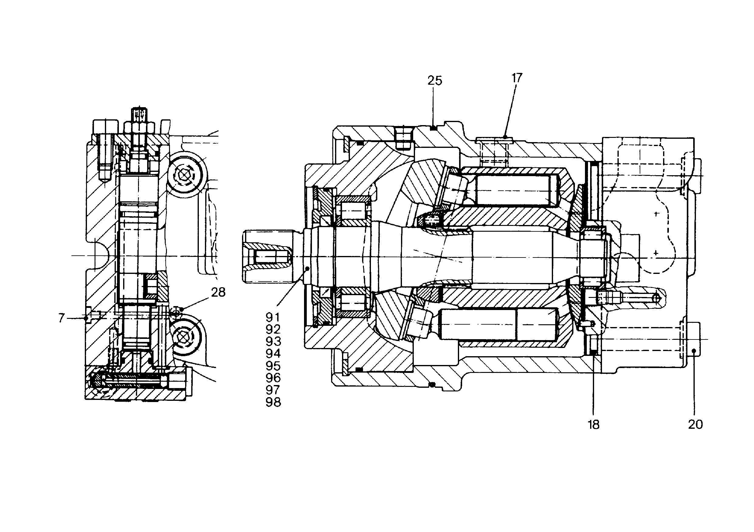РЕМКОМПЛЕКТ ПРИВОДНОГО УЗЛА 9267503 LIEBHERR