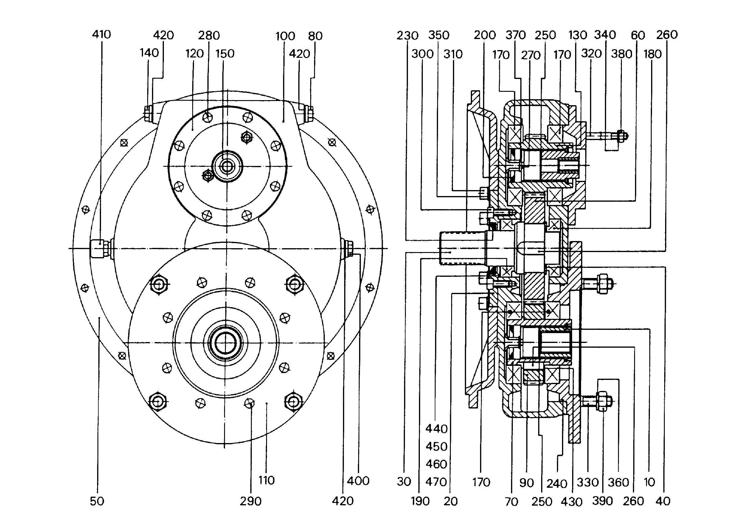 ФЛАНЕЦ НАВЕСНОЙ 5609676 LIEBHERR