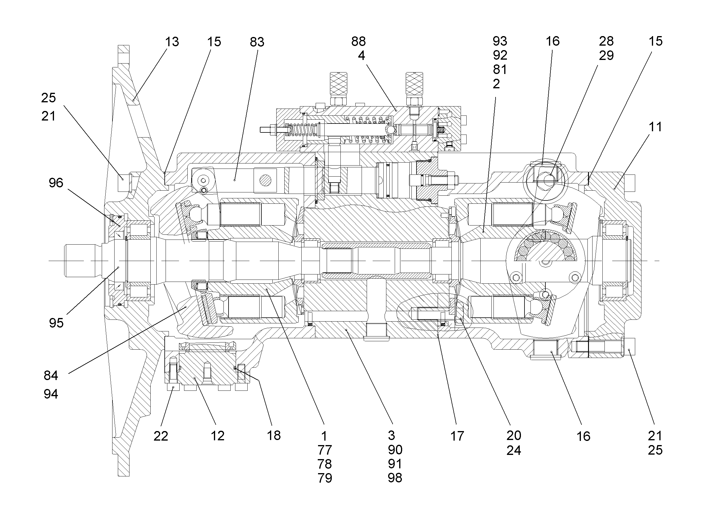 РЕМК-Т - ЦИЛИНДР+ПАНЕЛЬ УПР. NG 090 9073382 LIEBHERR