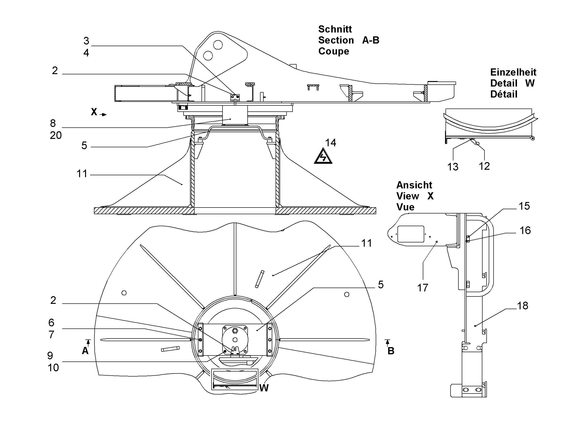 КОЛЬЦЕВОЙ ТОКОСЪЕМНИК 6202539 LIEBHERR