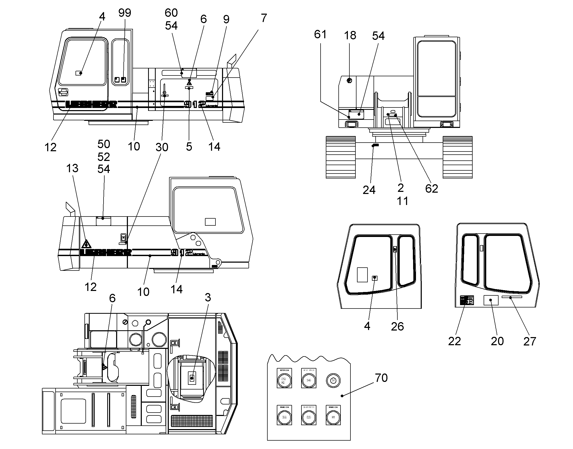 ПЛЕНКА КЛЕЯЩАЯСЯ 292mmX88mm 9937757 LIEBHERR