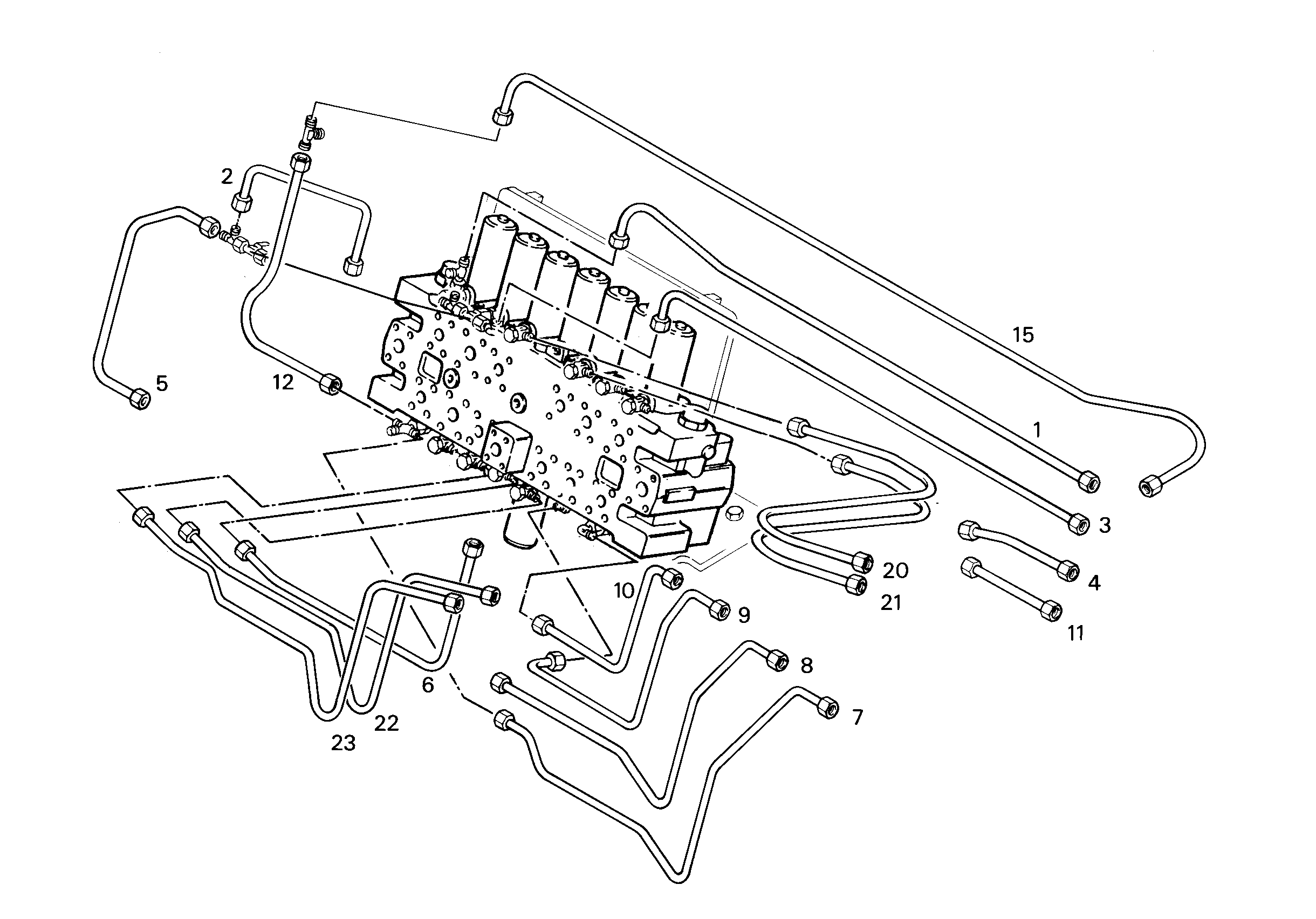 ЛИНИЯ УПРАВЛЯЮЩАЯ, КОМПЛЕКТ 9371397 LIEBHERR