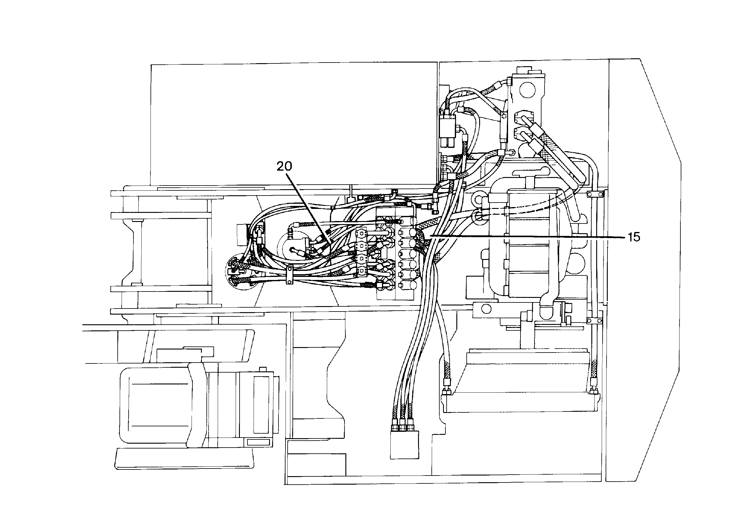 ГИДР.УСТ.ПЕРЕД Г-РАСПР. 9368627 LIEBHERR