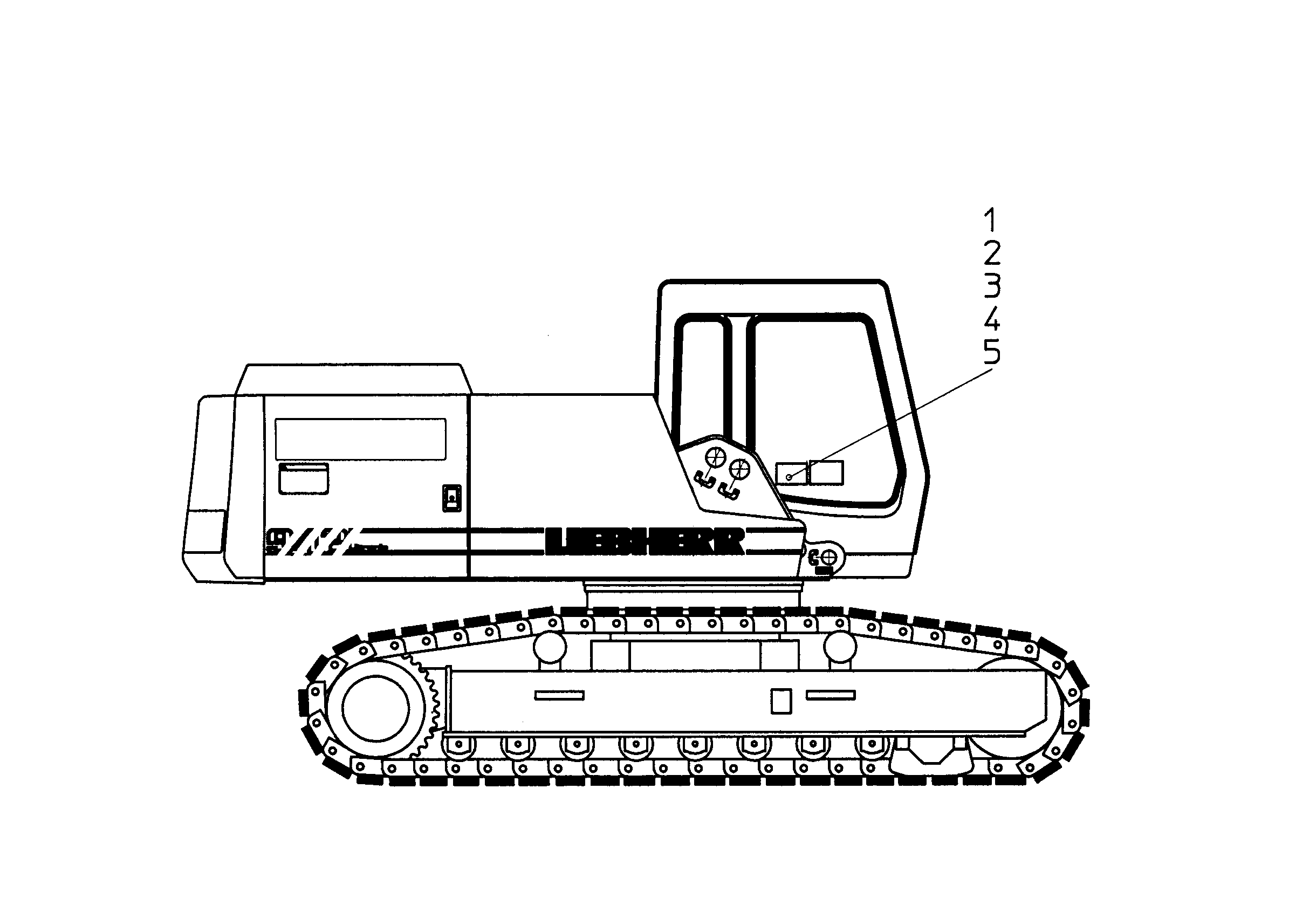ЗНАК ПРЕДУПРЕЖДАЮЩИЙ KOLLISIONSGEFAHR 130mmX190mm 9383847 LIEBHERR