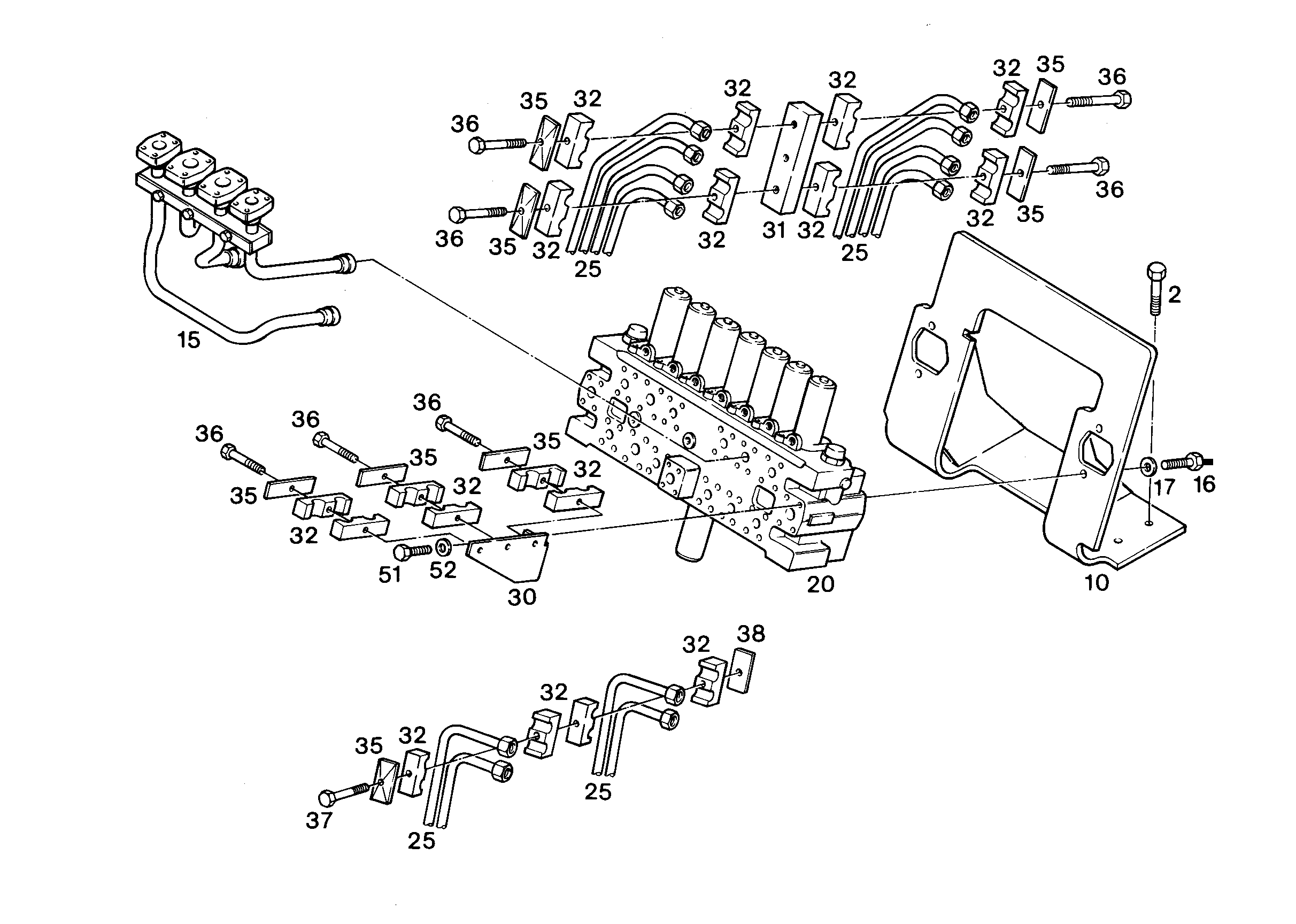 ЛИНИЯ УПРАВЛЯЮЩАЯ КОМПЛЕКТ 9368631 LIEBHERR