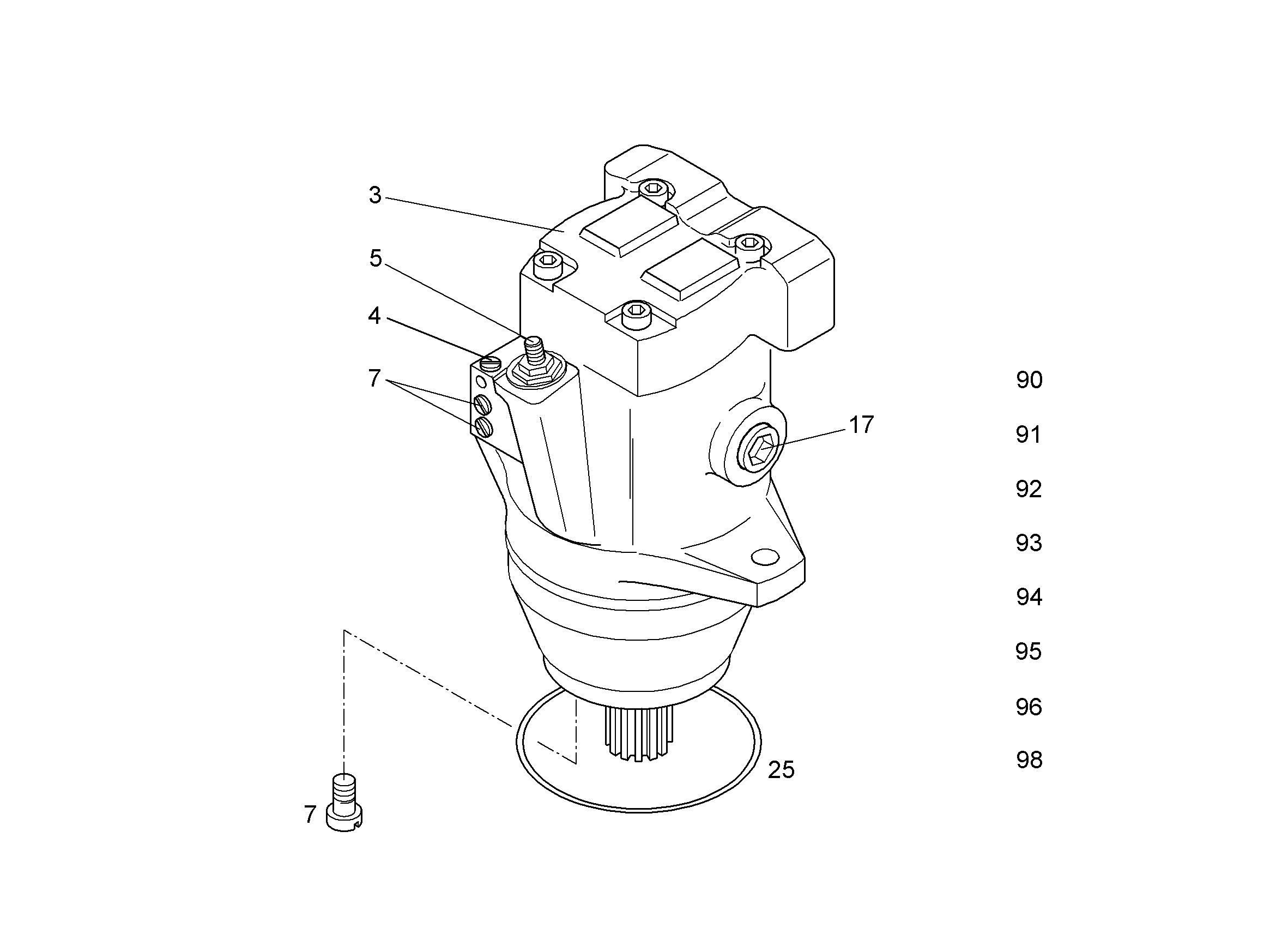 КОМПЛЕКТ УПЛОТНЕНИЙ NG 075 9276761 LIEBHERR