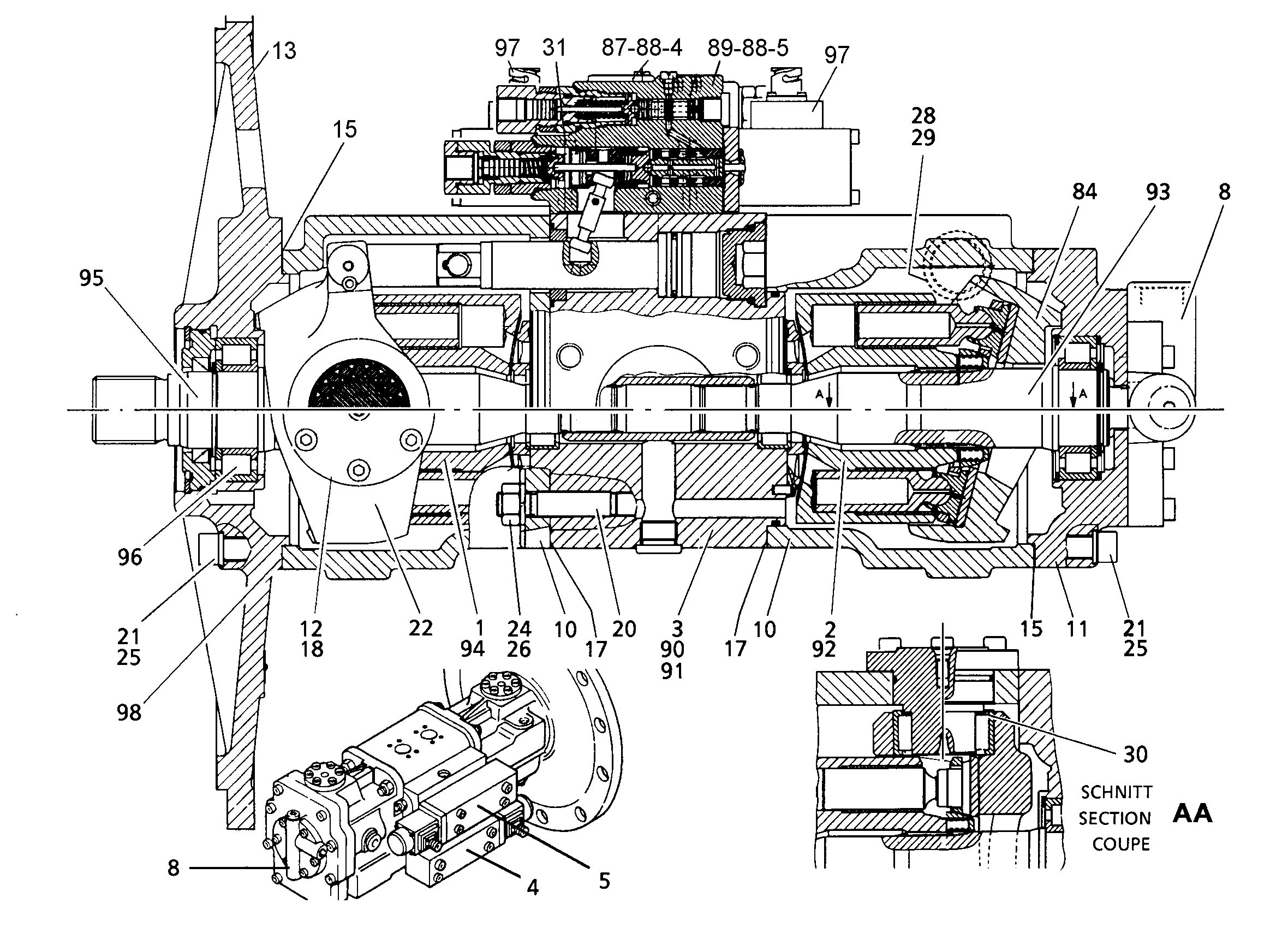 КЛАПАН РЕГУЛИРОВОЧНЫЙ EL-DA-UE 9277211 LIEBHERR