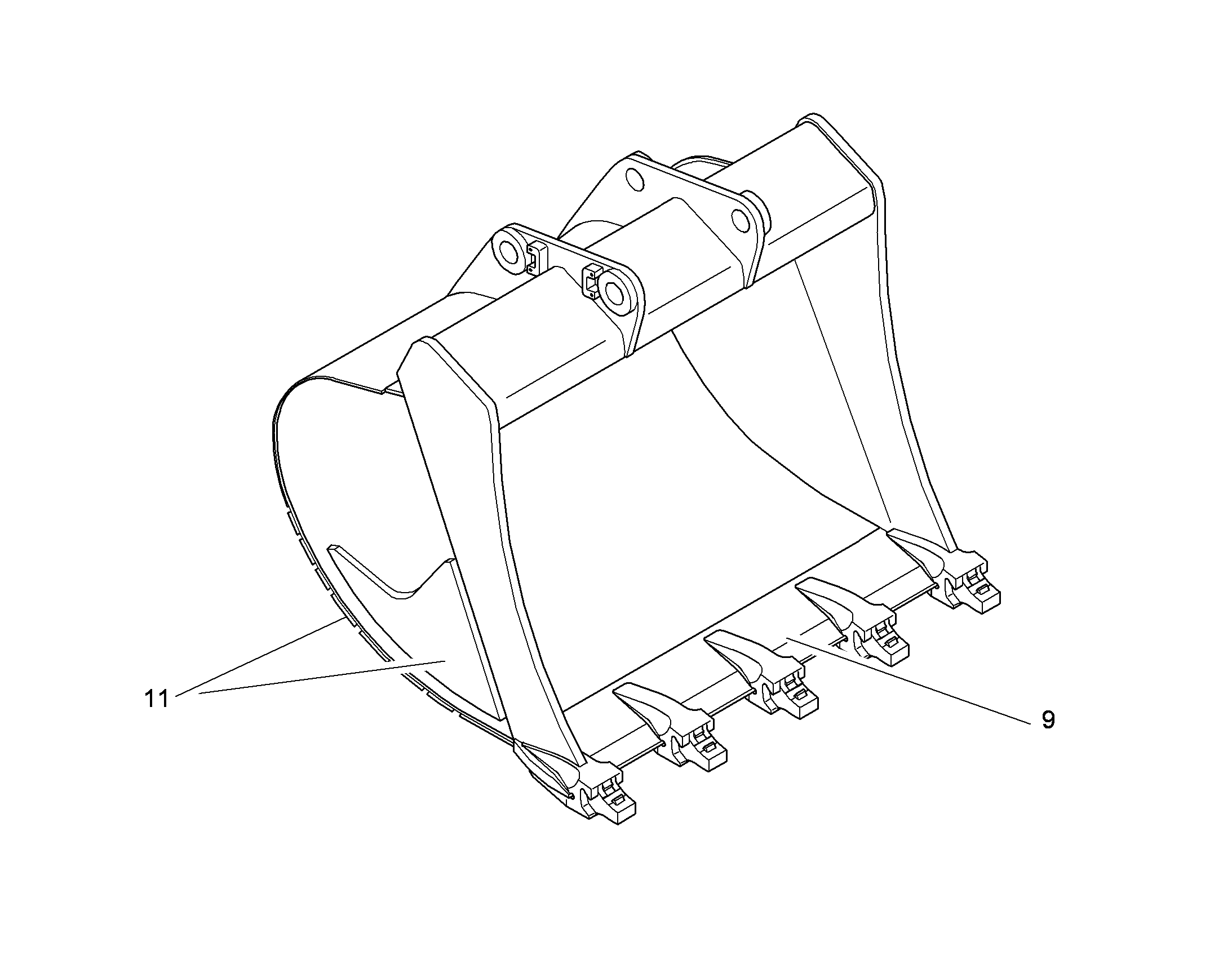ЗАБРАЛО КОВША 9698877 LIEBHERR